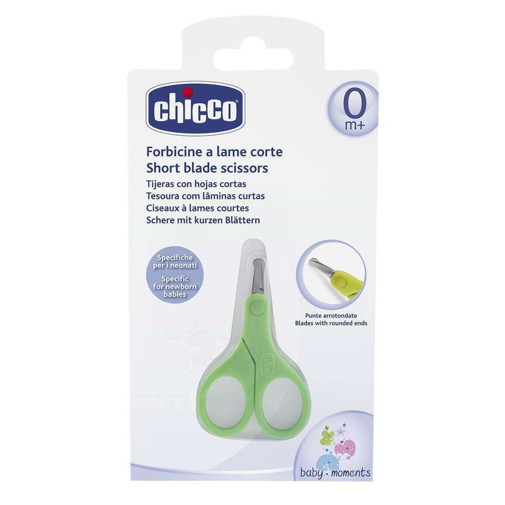 Forbicine Nuove Chicco Con Punta Arrotondata A Lame Corte