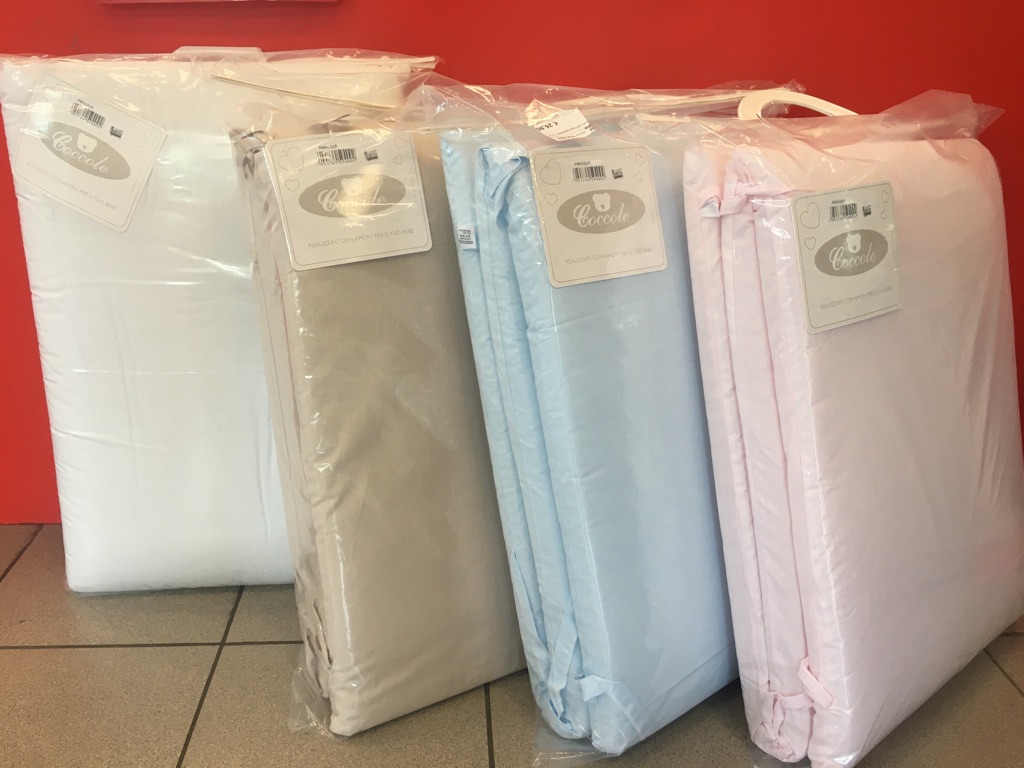 Paracolpi Lettino Sbarre Tinta Unita