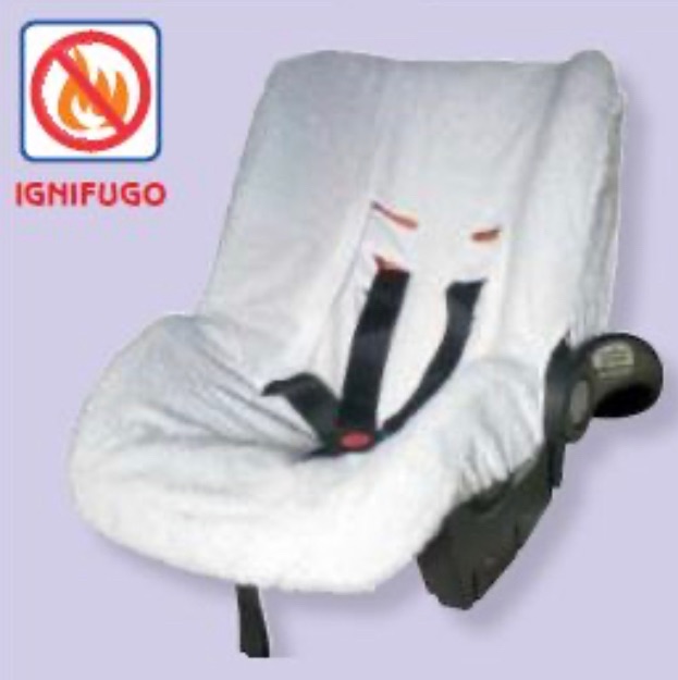 Copri Seggiolino Auto Ovetto 0-13 Kg NUOVO In Spugna Ignifuga - Vari Colori - Universale