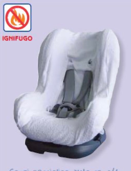 Copri Seggiolino Auto 0-18 Kg NUOVO Universale In Spugna Ignifuga - Vari Colori