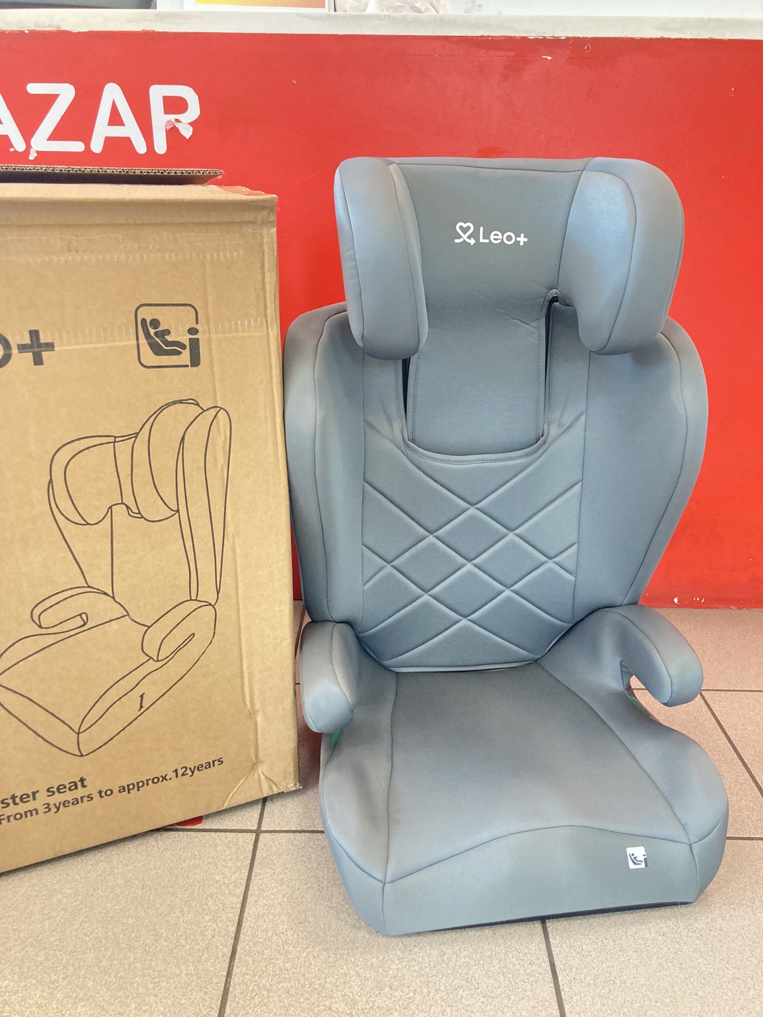 Seggiolino Auto NUOVO 100-150 Cm Omologato Nuova Normativa - Reclinabile E Diventa Rialzo