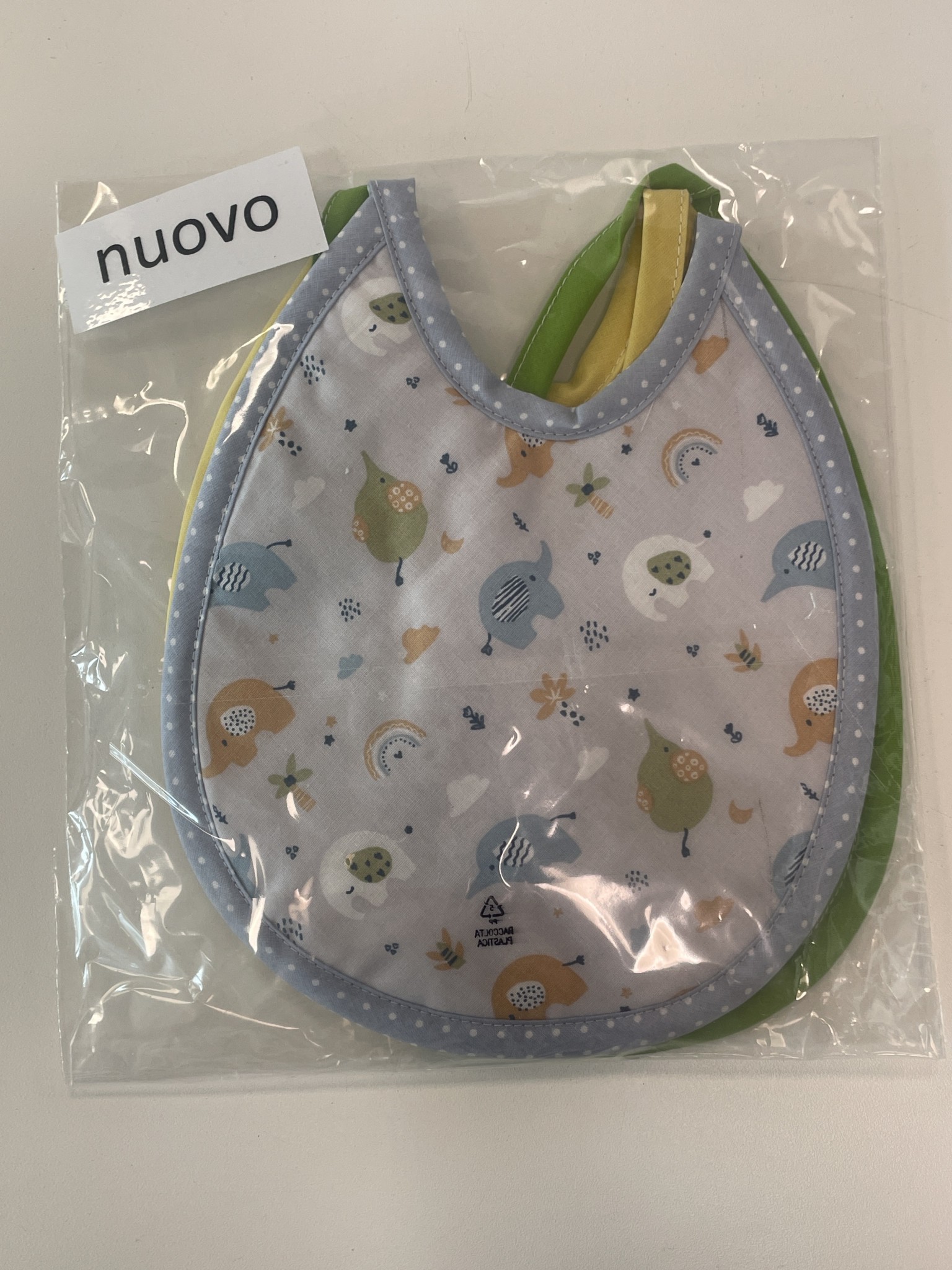 Tre Bavaglie Nuove 0-12 Mesi Vari Colori