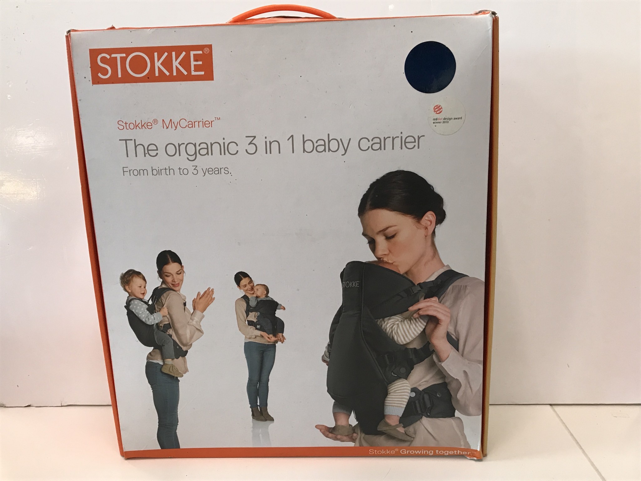 Marsupio STOKKE 3 In 1 - Blu (pagato € 130.00) + Set Invernale + Guanti Per La Mamma