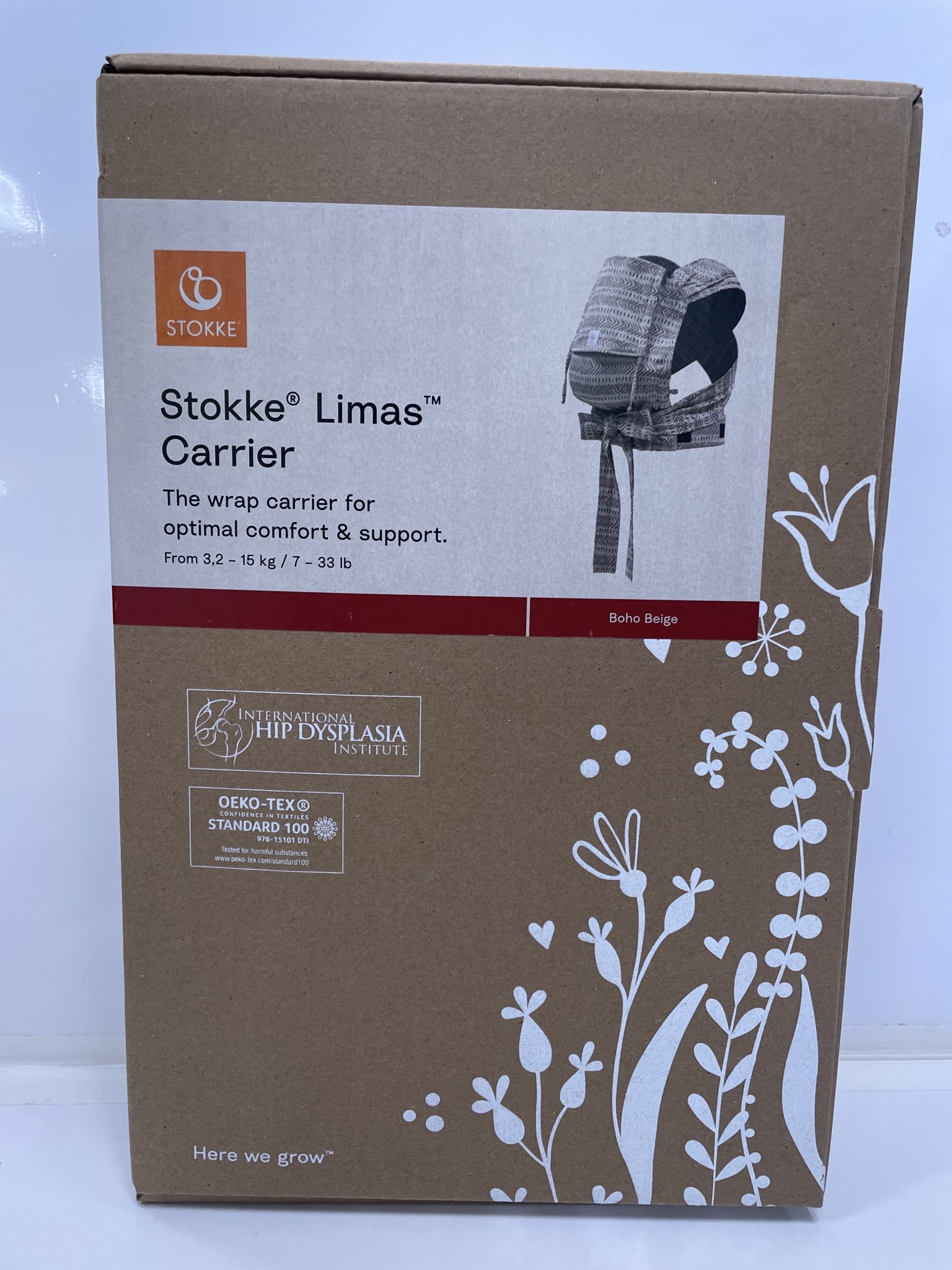 STOKKE Marsupio/fasci/meitai Portabimbo (pagata 130.00!) In Lino