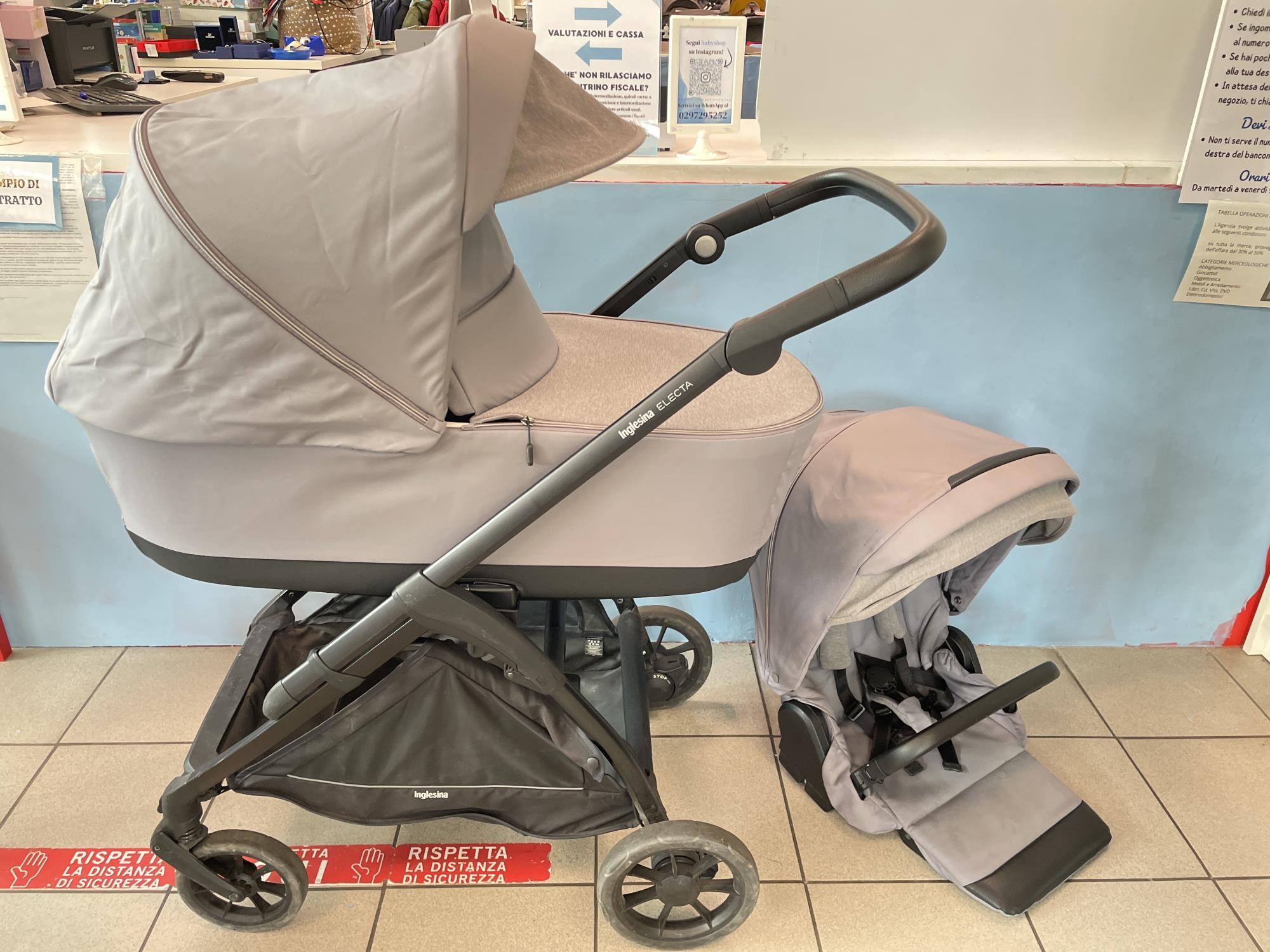 affare! duo electa inglesina  - fronte mamma/strada - telaio ultraleggero