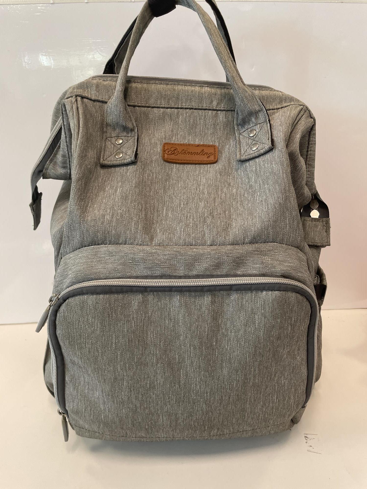 borsa zaino da attaccare al passeggino e trio