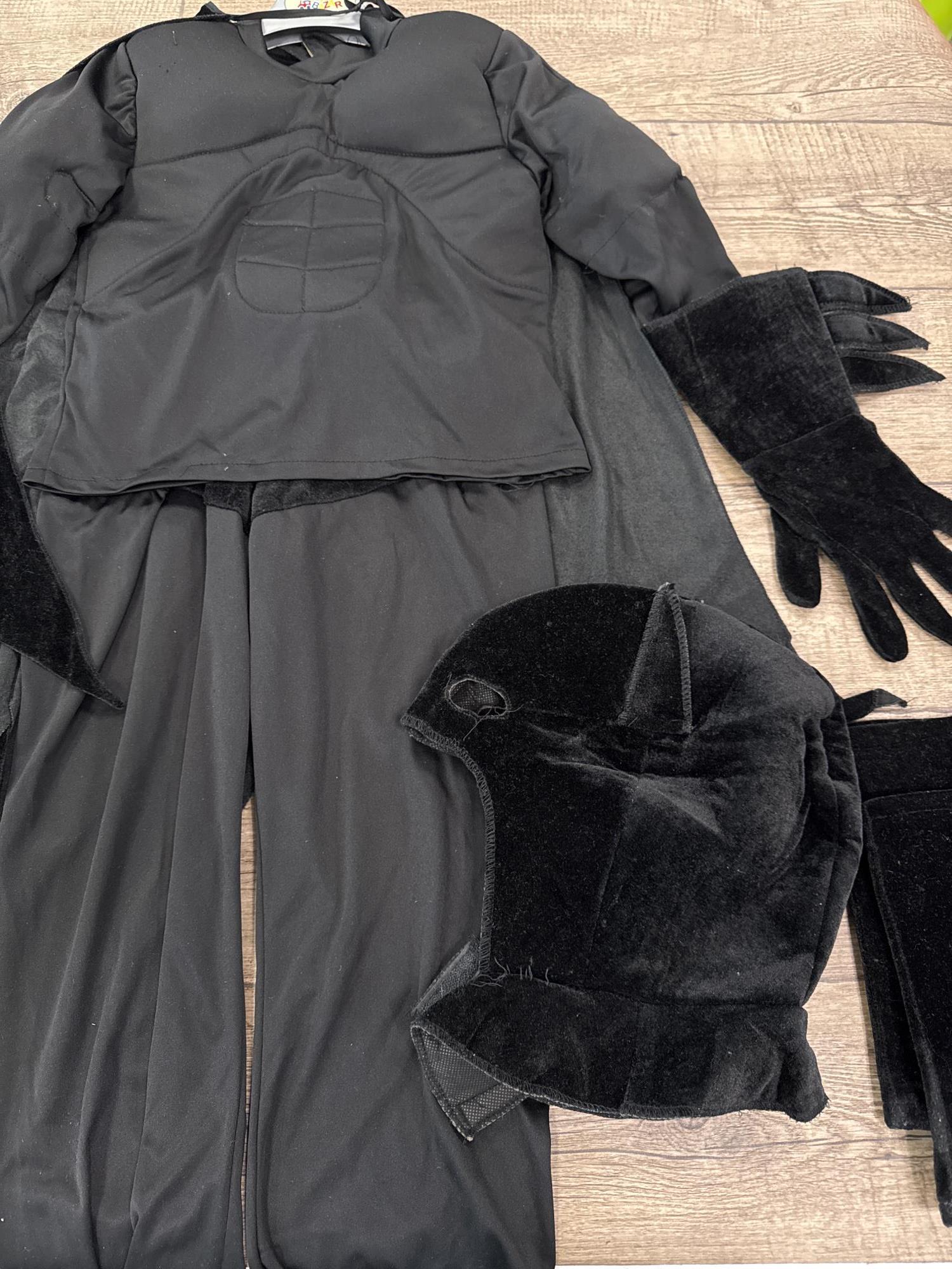 carnevale batman 6-7 anni bimbo con muscoli