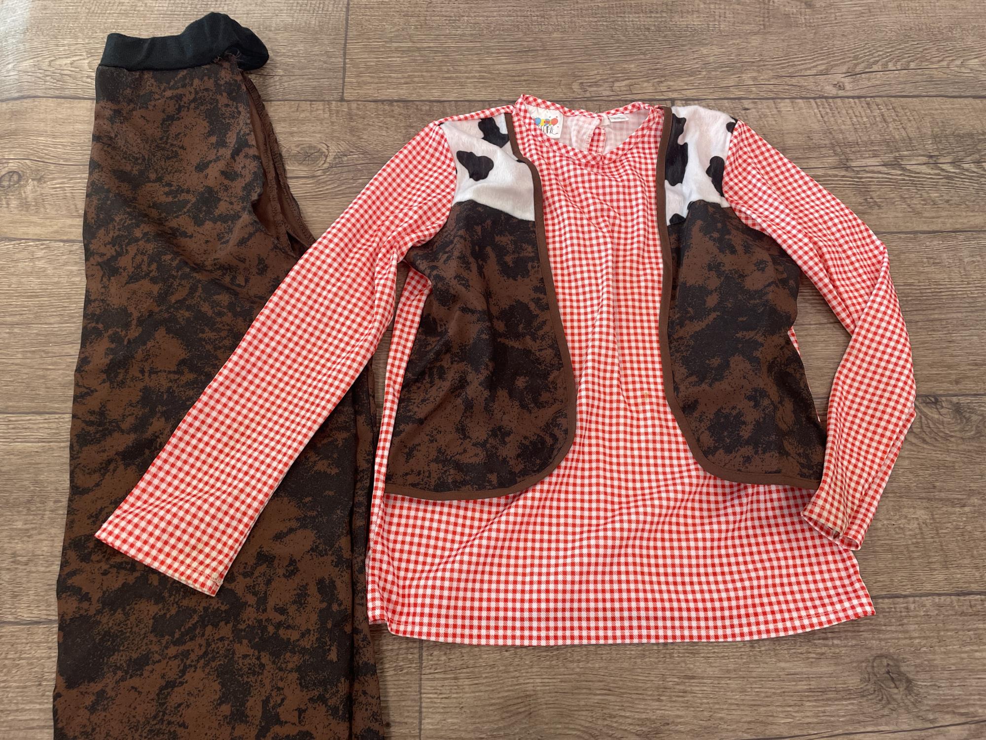 carnevale cow bpy 7-8-9 -10 anni bimbo