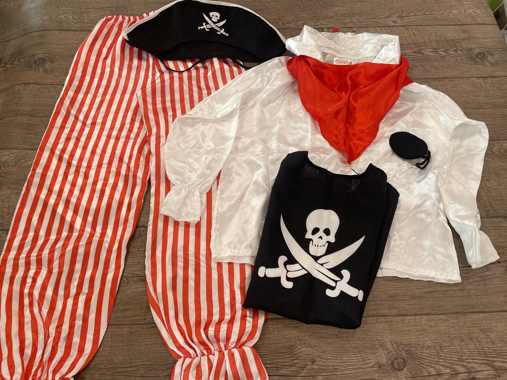 carnevale pirata 7-8-9-10 anni bimbo