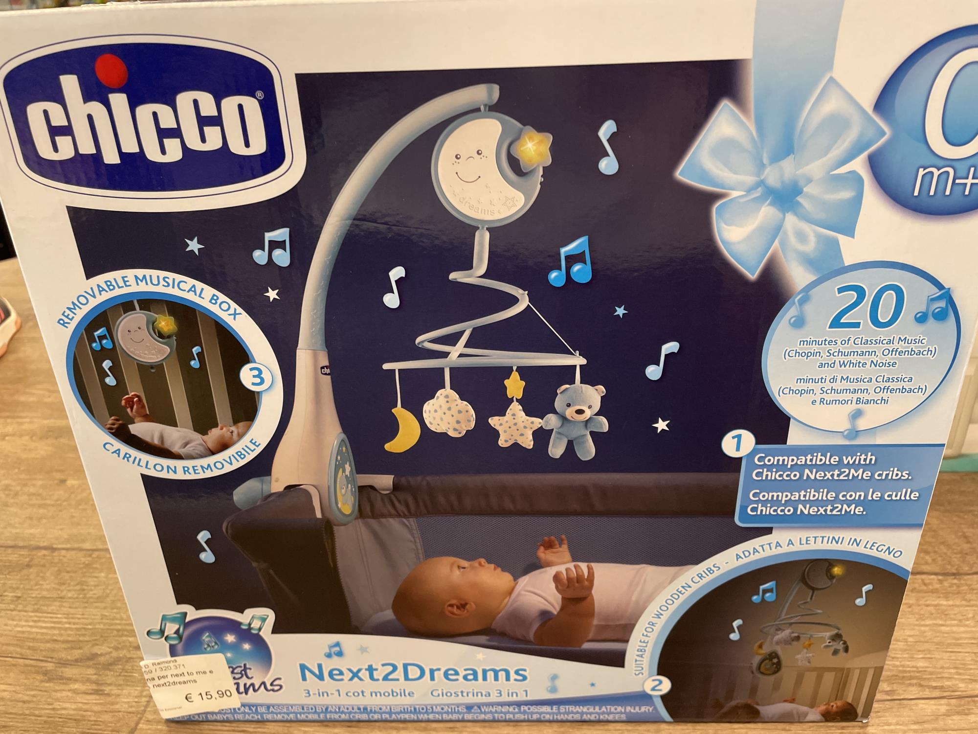 chicco giostrina per next to me e elettini sbarre next2dreams