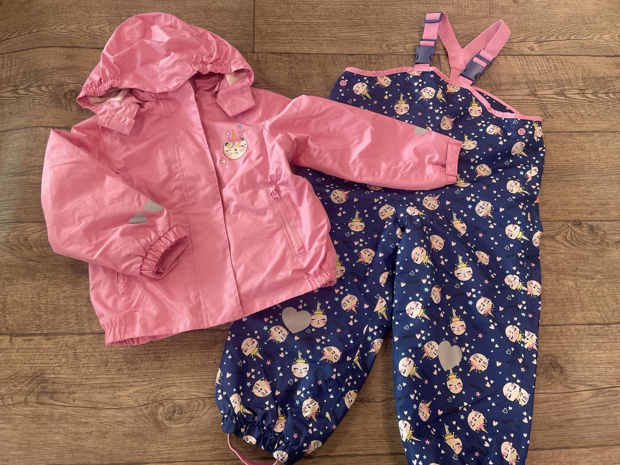 completo neve sci/pioggia anni 3-4 bimba