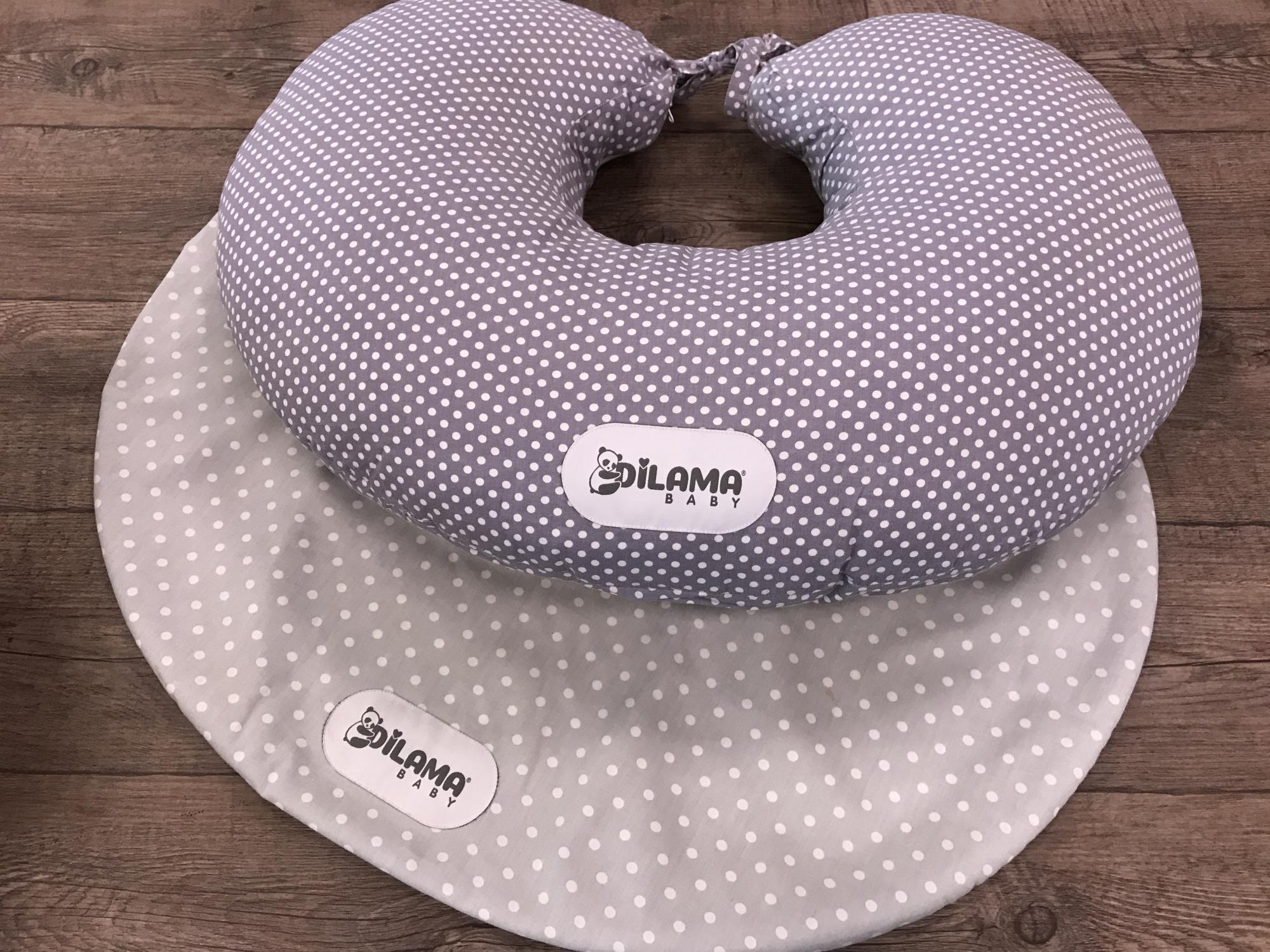 cuscino allattamento + fodera aggiuntiva