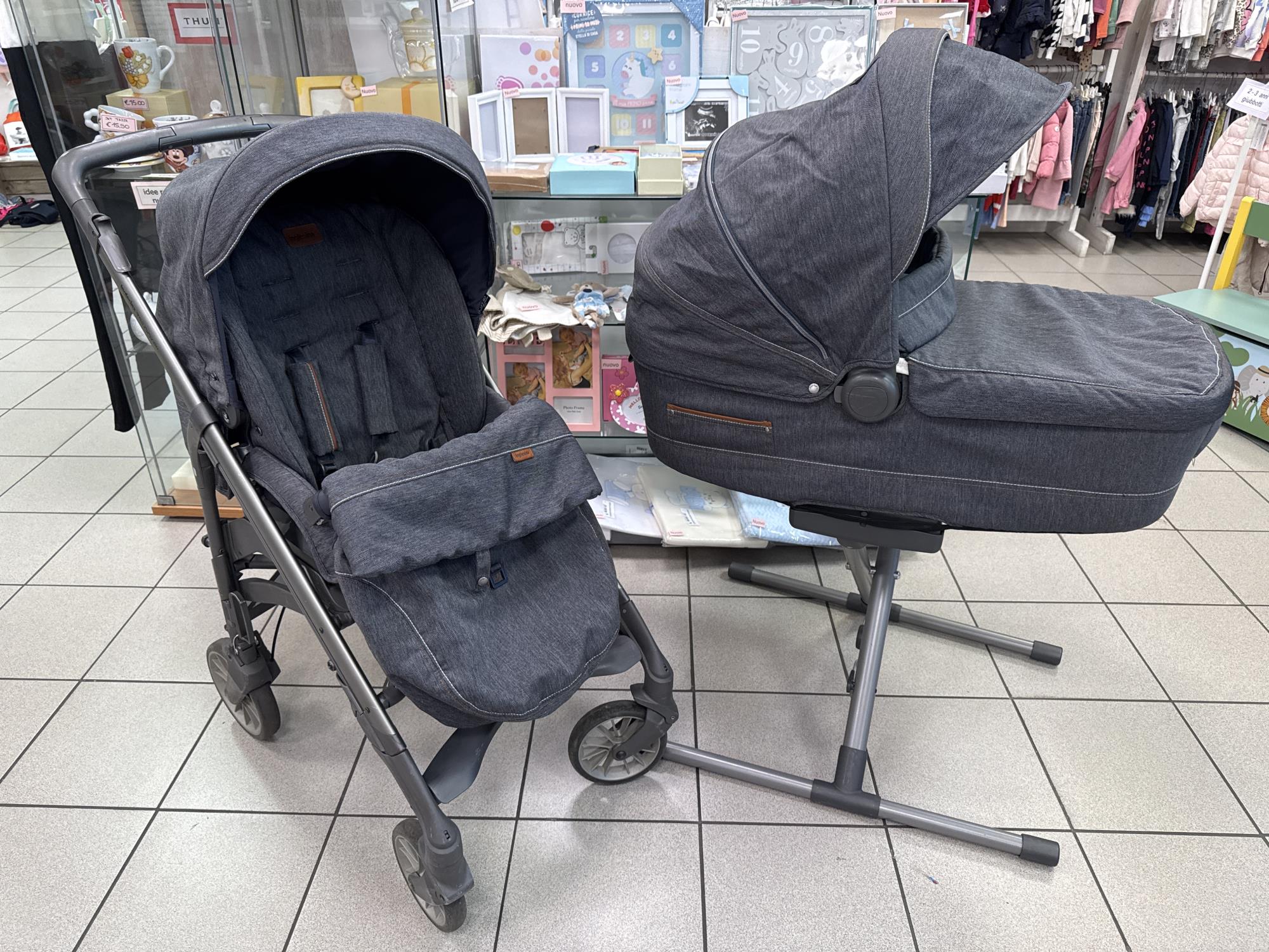 duo utilizzabile come trio inglesina city + bassinette, zanzariera, coprigambe