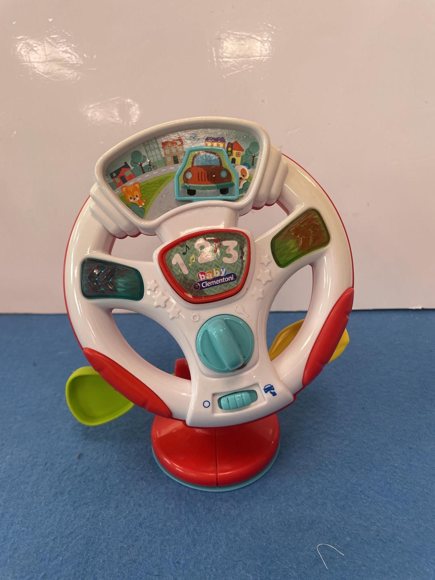 gioco con ventosa per seggiolone pappa sonoro volante
