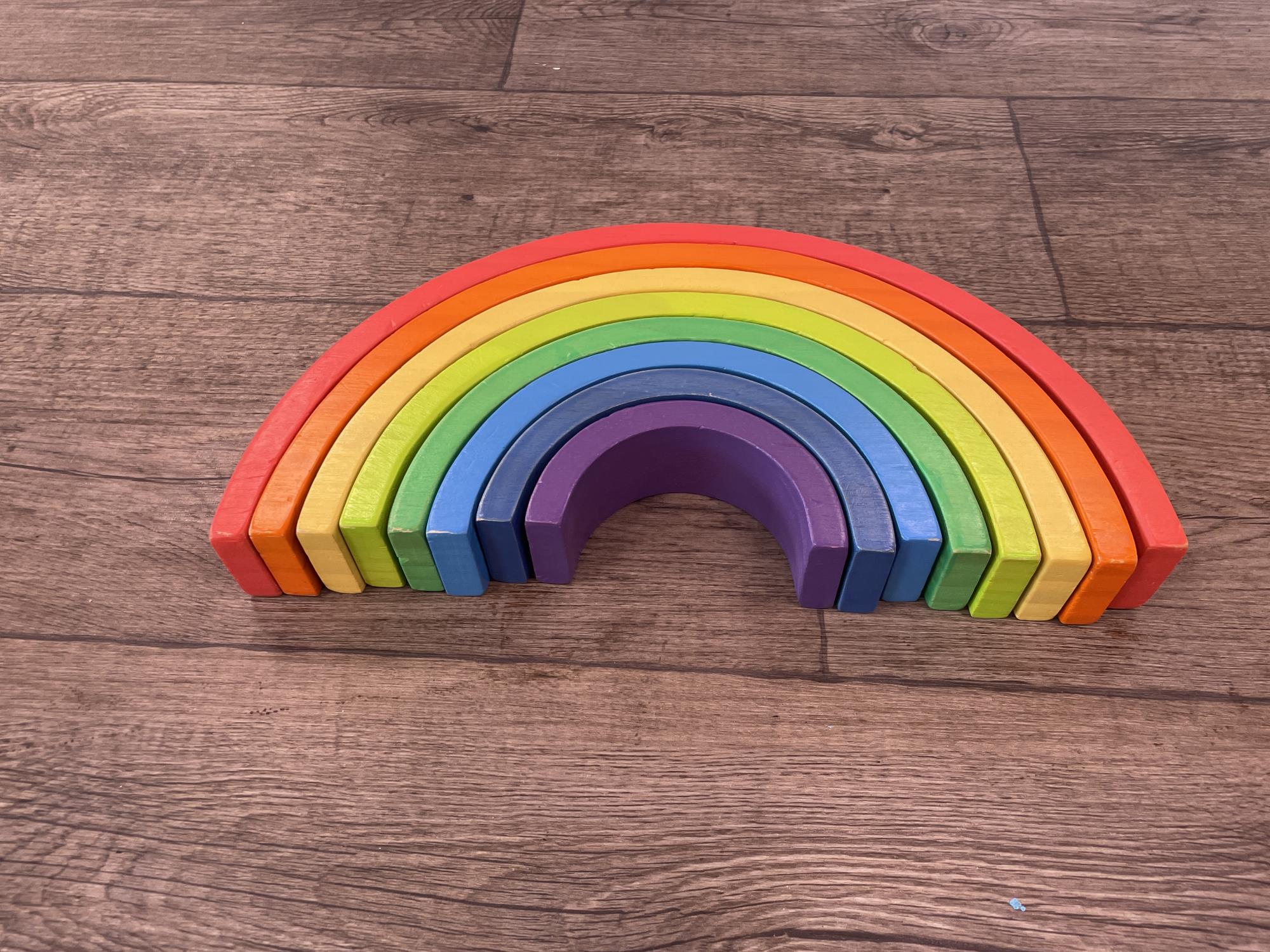 gioco legno arcobaleno montessori