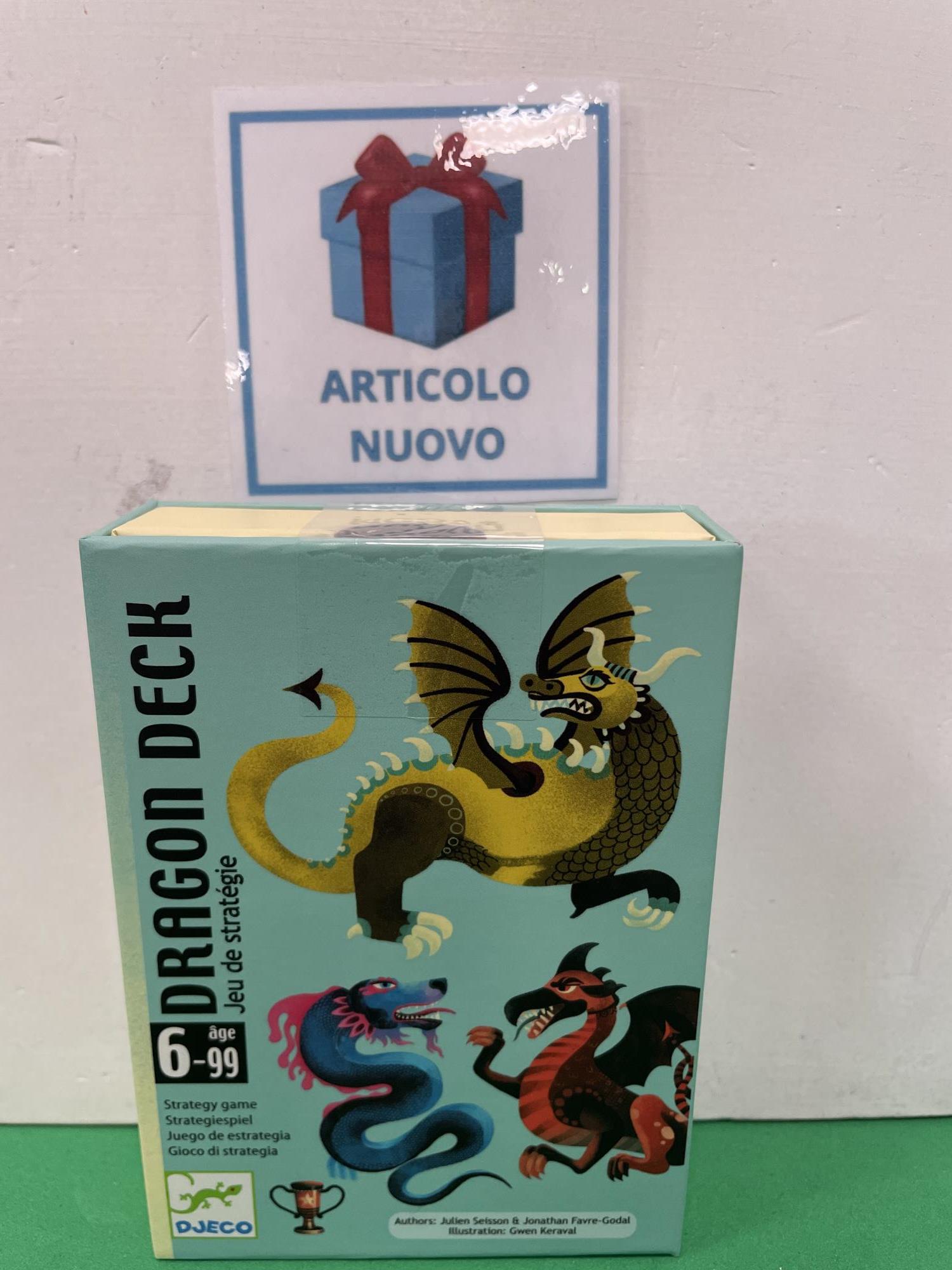 gioco nuovo carte djeco dragon deck