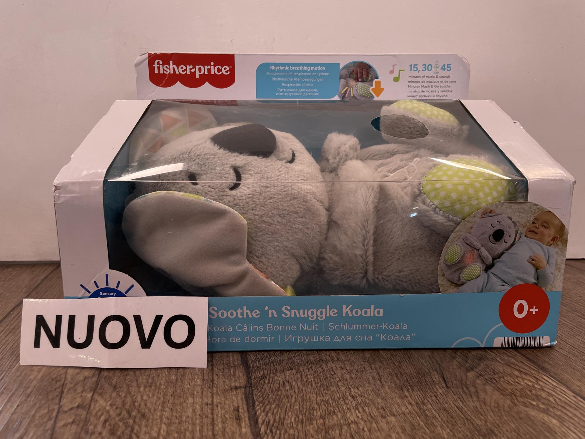 gioco nuovo idea regalo fisher price pupazzo che si muove per la nanna