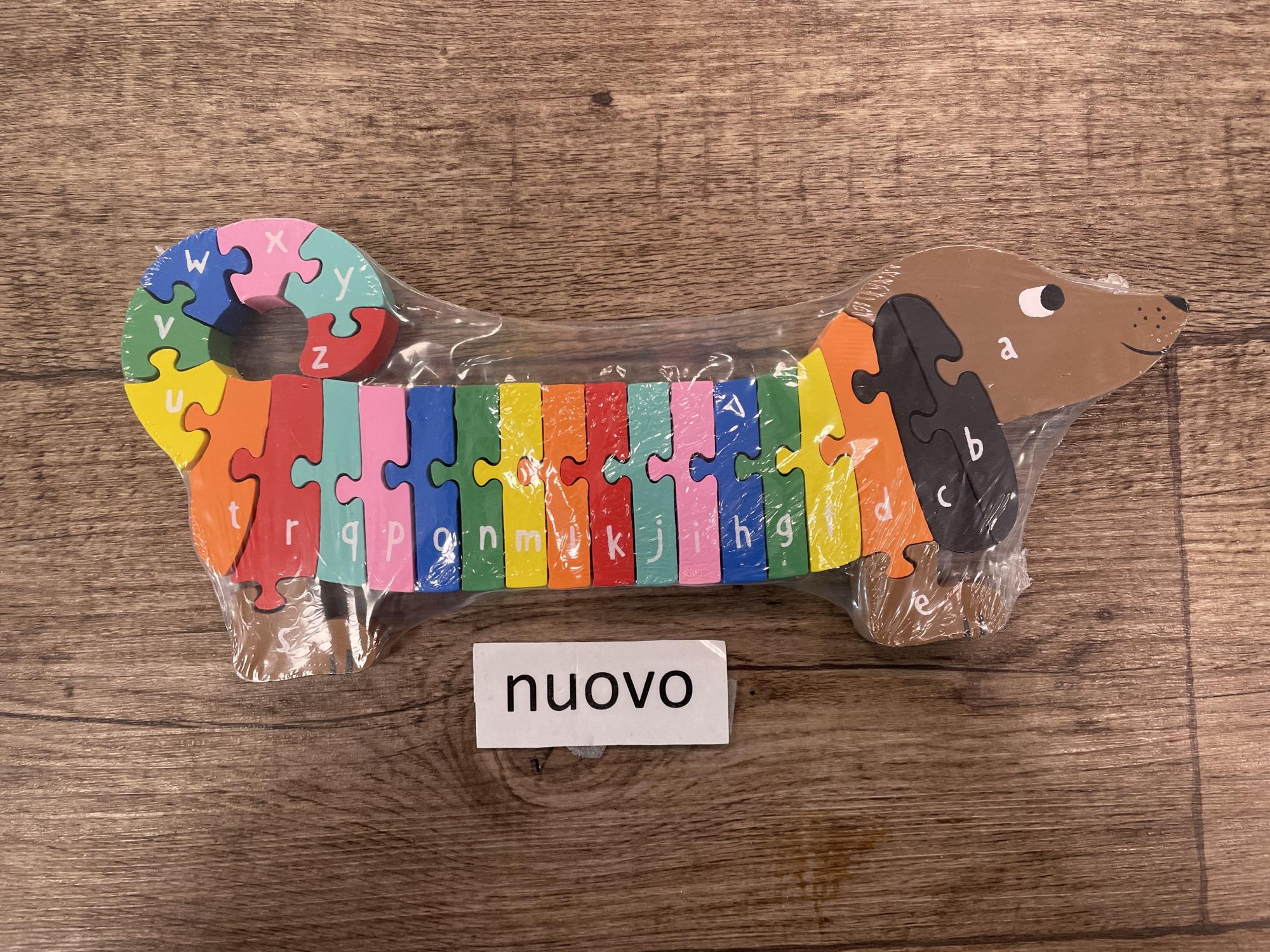 gioco nuovo legno incastri puzzle