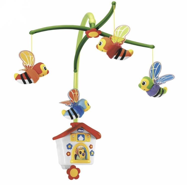 giostrina carillon casetta delle api chicco per lettino sbarre