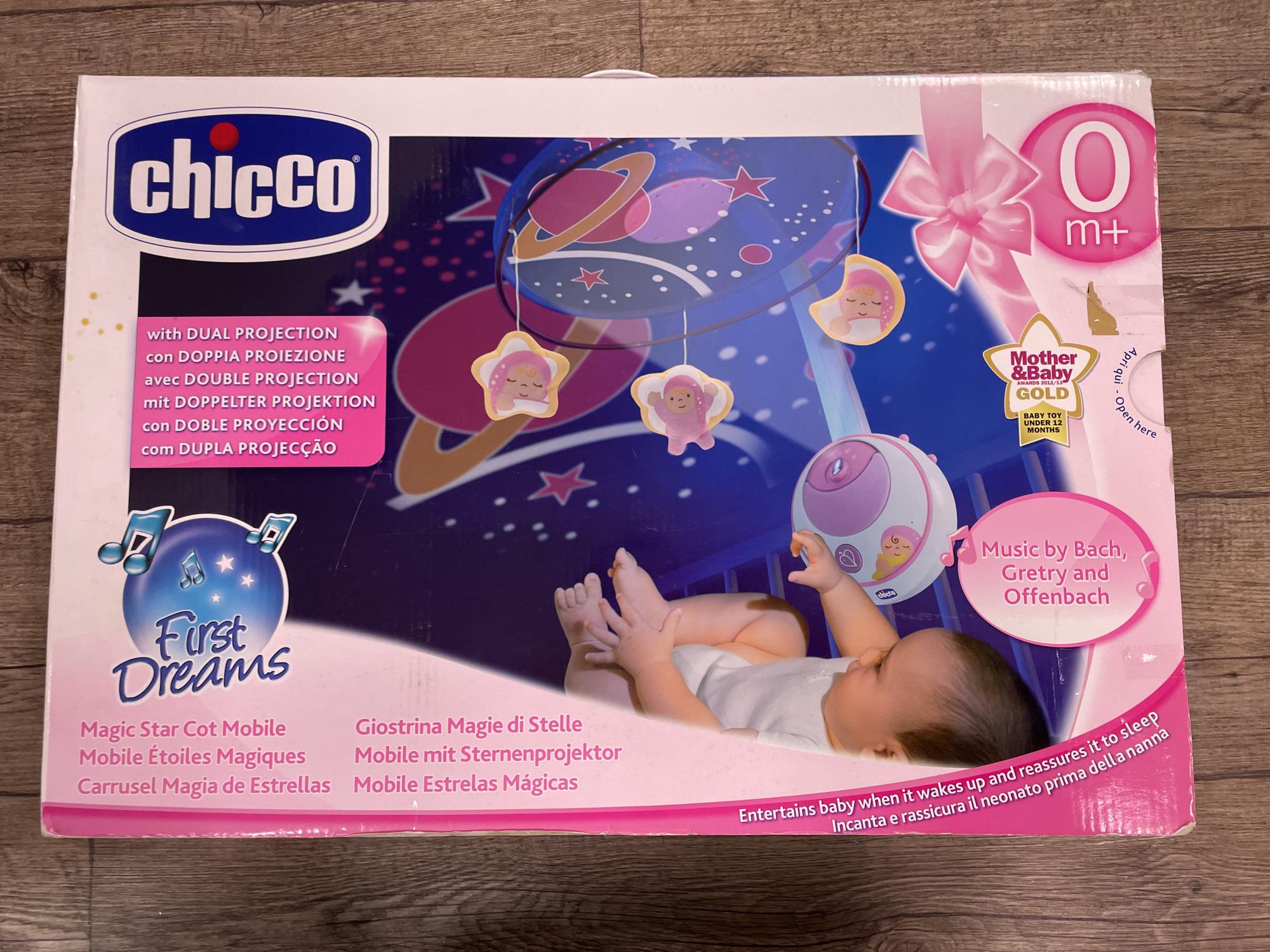 giostrina chicco musicale con proiettore stelline