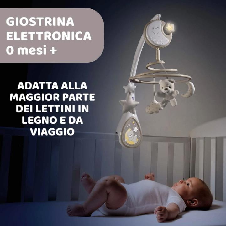 giostrina first dream carillon musicale per next to me chicco