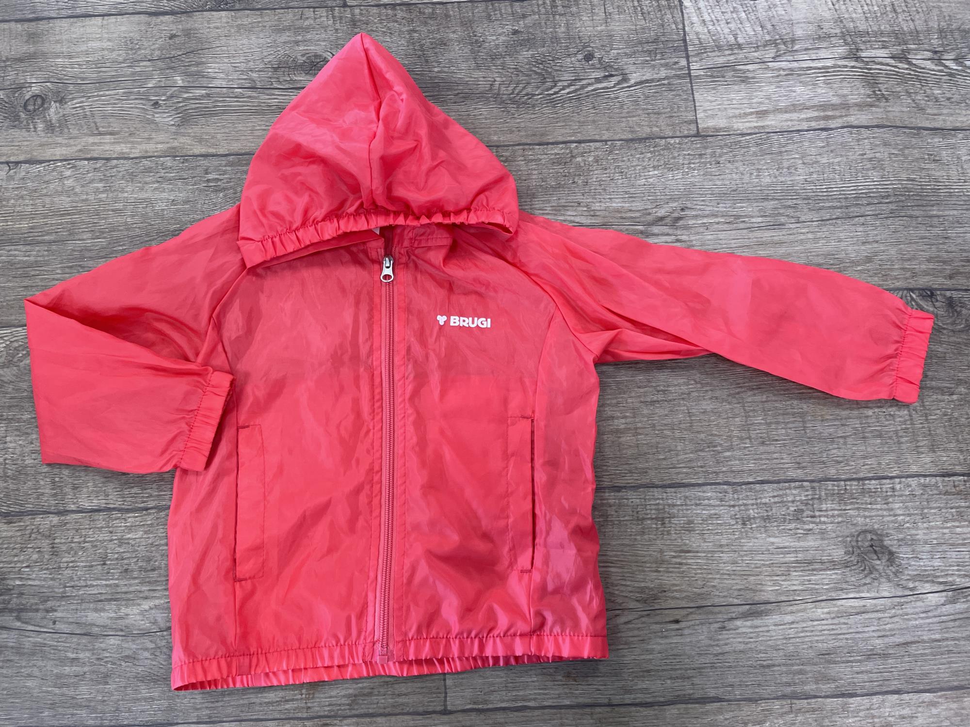 giubbotto kway vento pioggia 4-5 anni bimba brugi