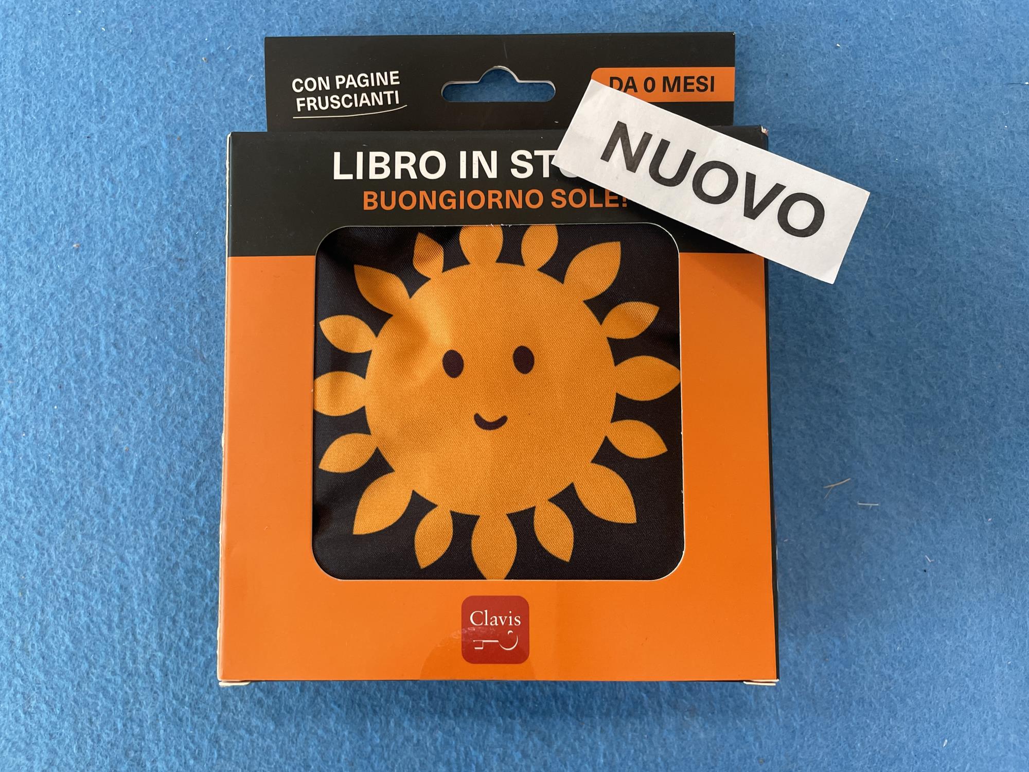 libro bebè nuovo tessuto coniglietto