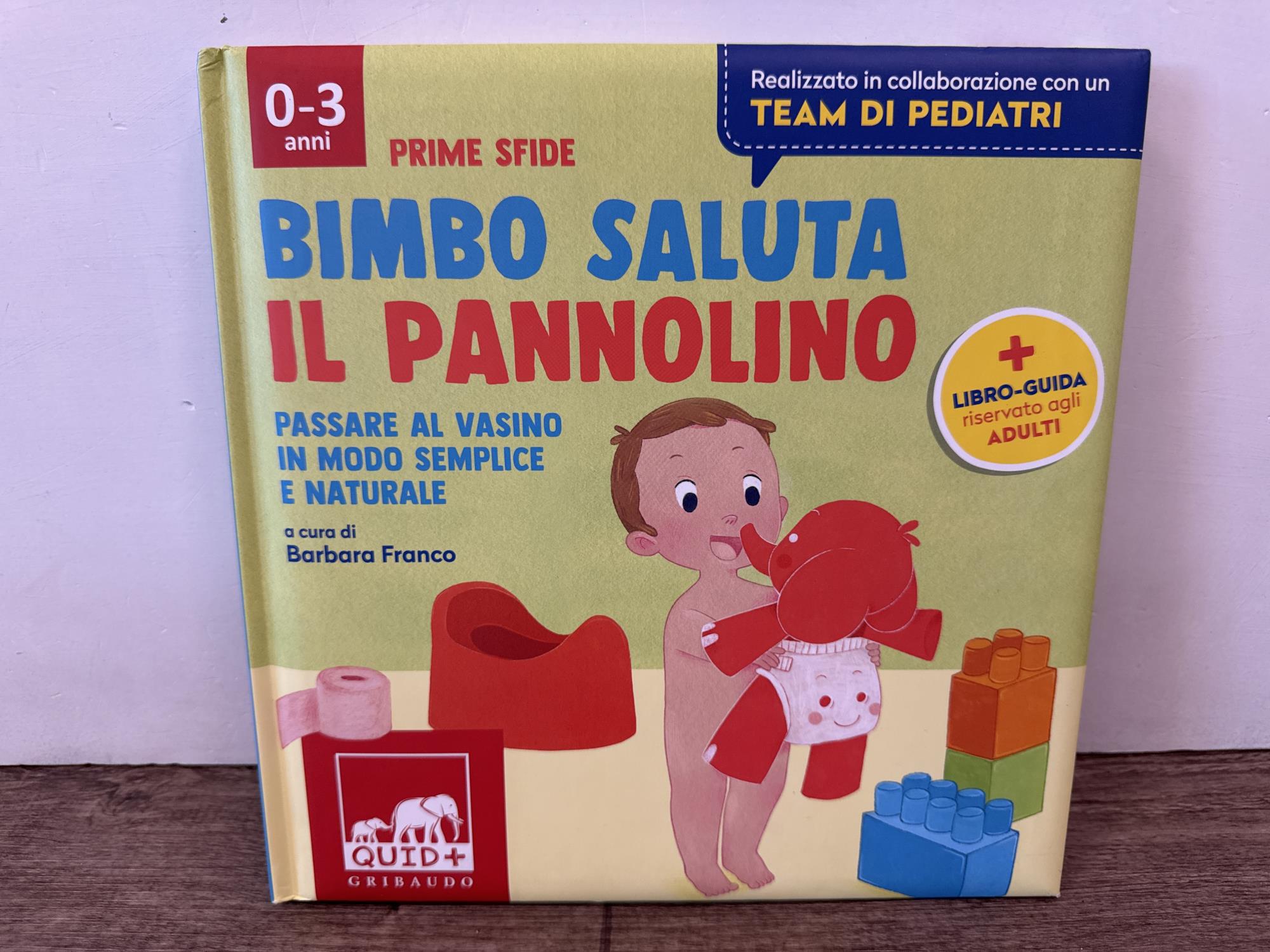 libro bimbo saluta il pannolino