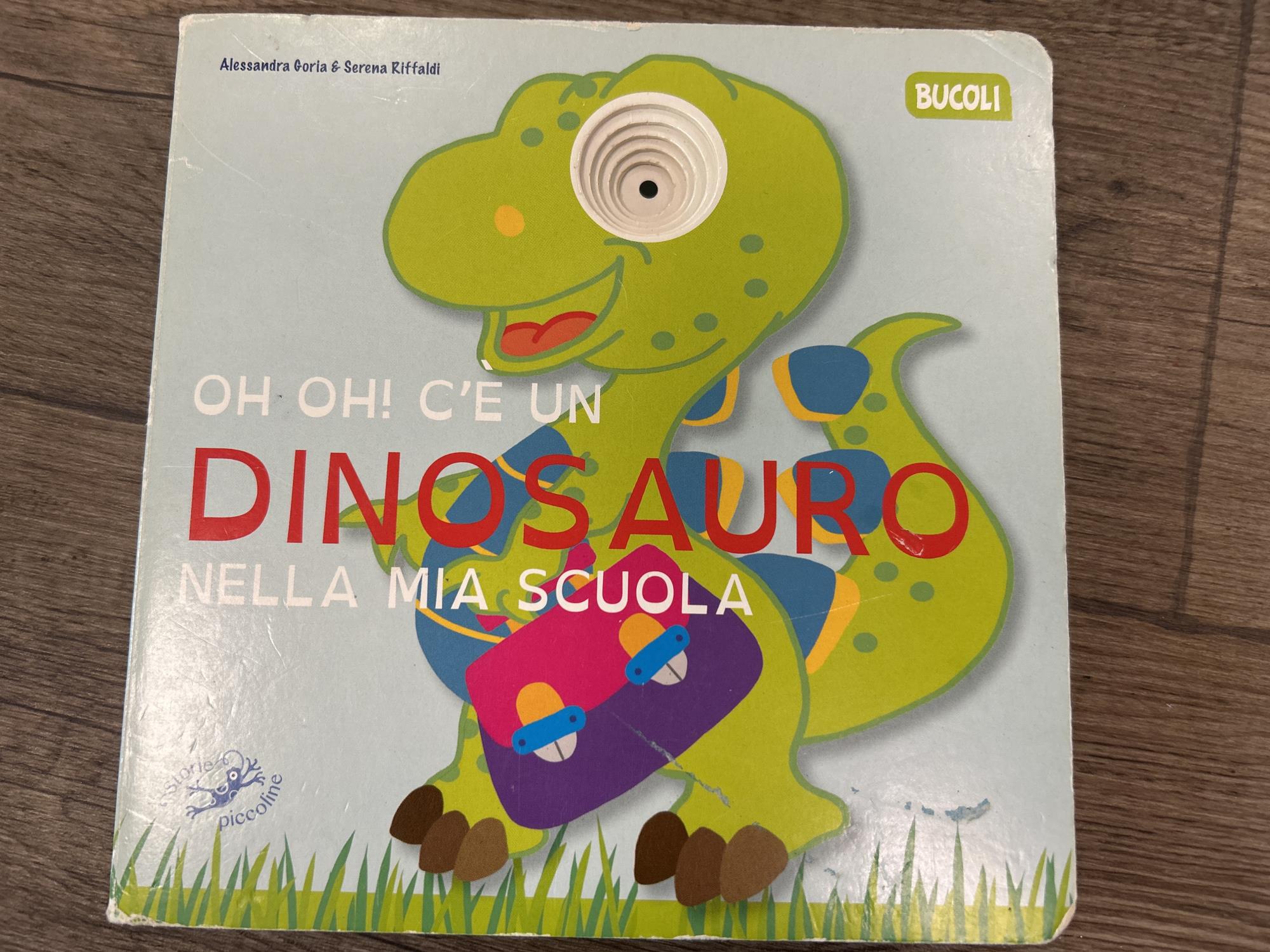 libro cartonato dinosauro