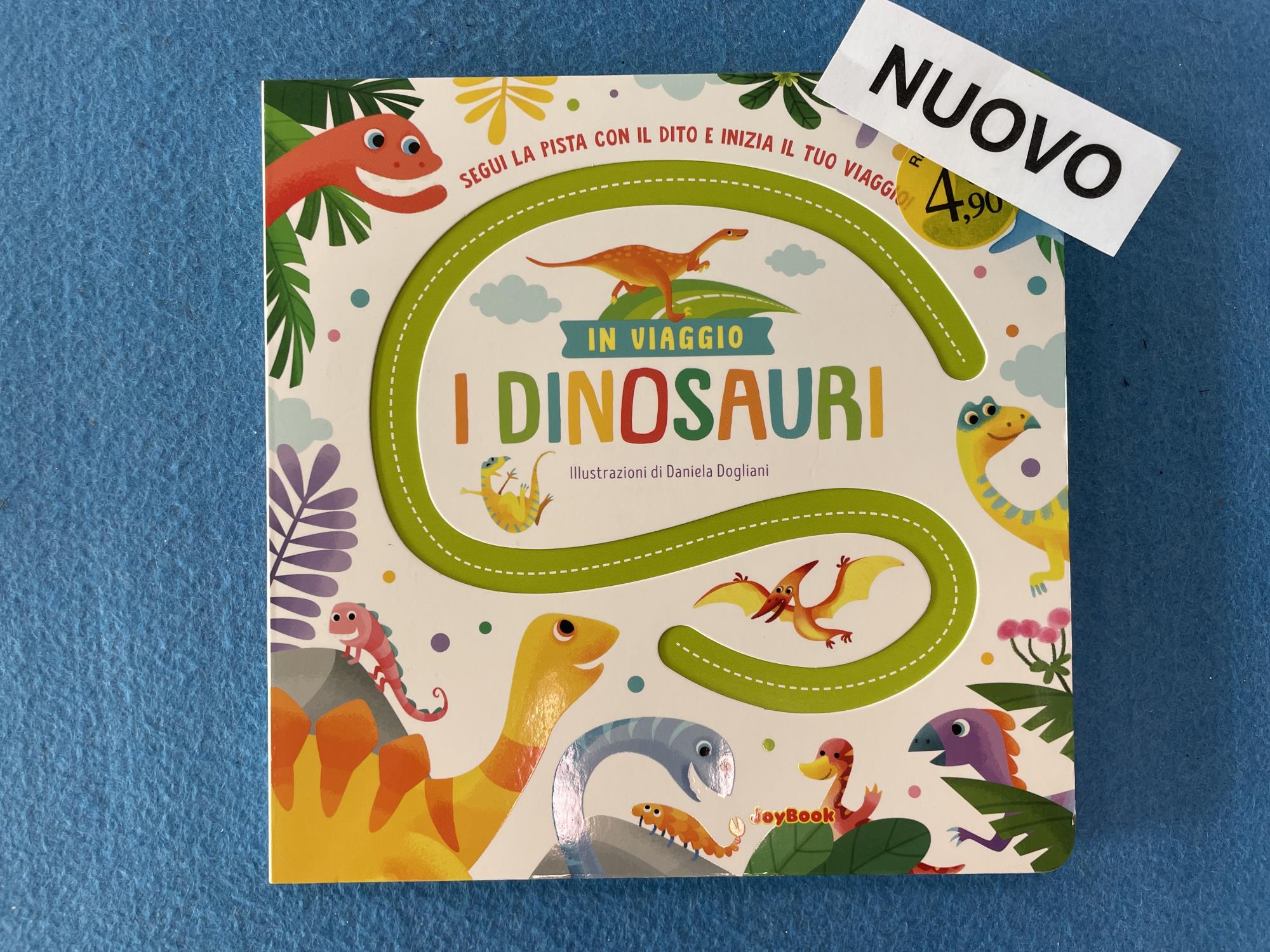 libro nuovo i dinosauri da seguire con il dito