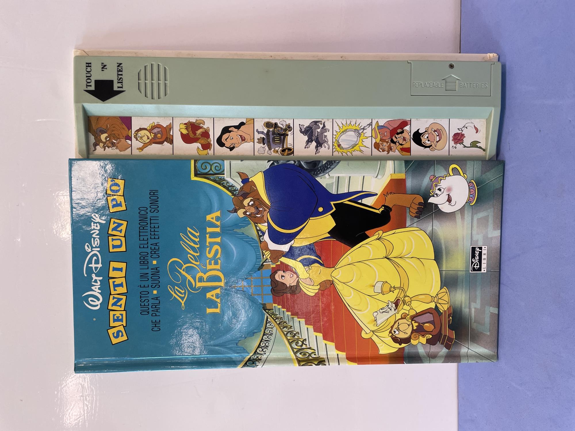libro sonoro la bella e la bestia