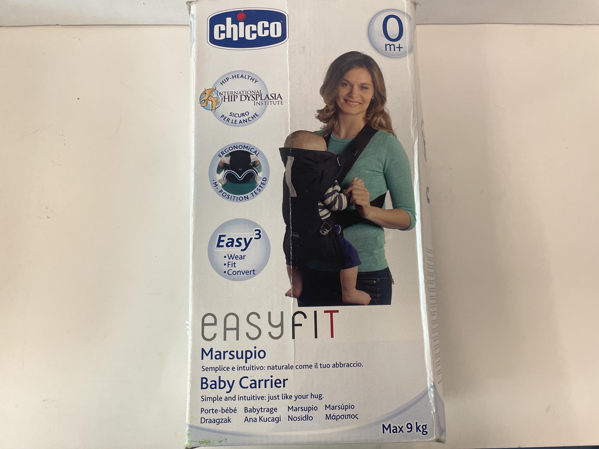 marsupio chicco ergonomico easyfit colore grigio