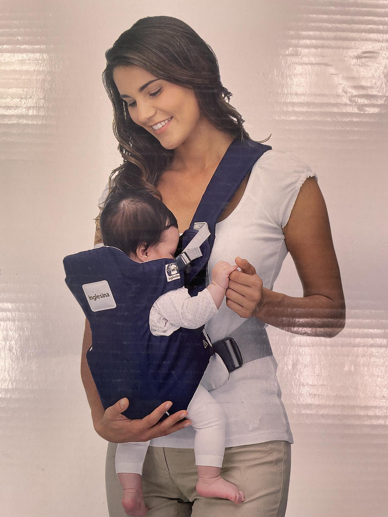 marsupio inglesina baby carrier blu/grigio