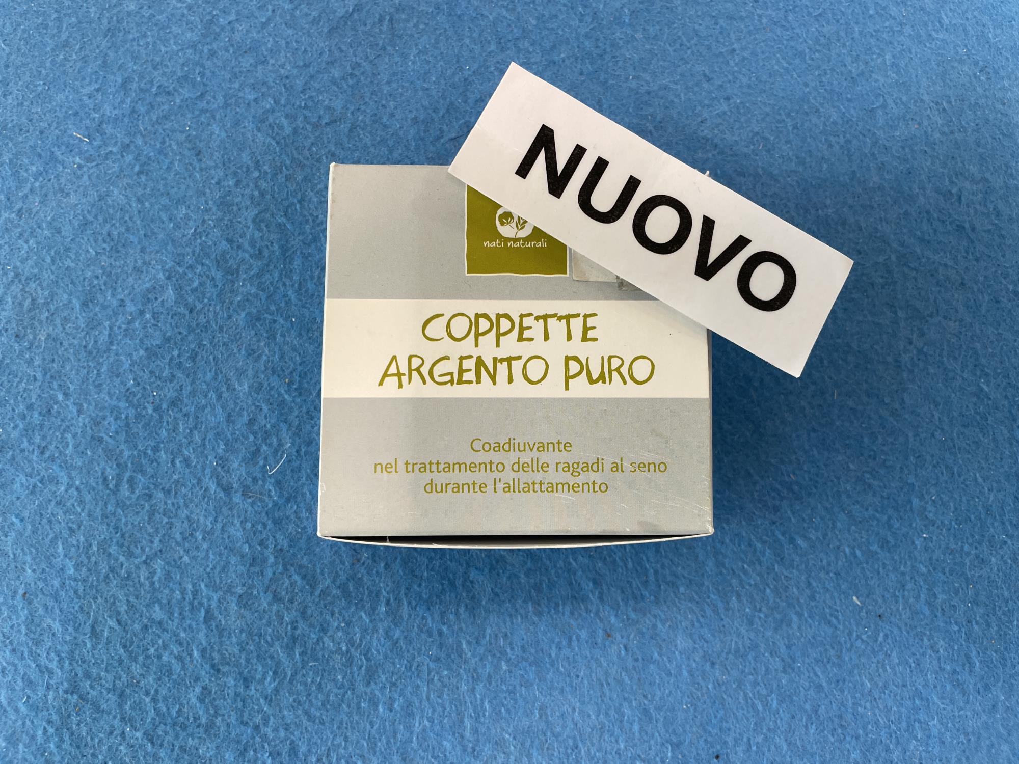 nuove coppette per ragadi in allattamento in argento quaranta settimane