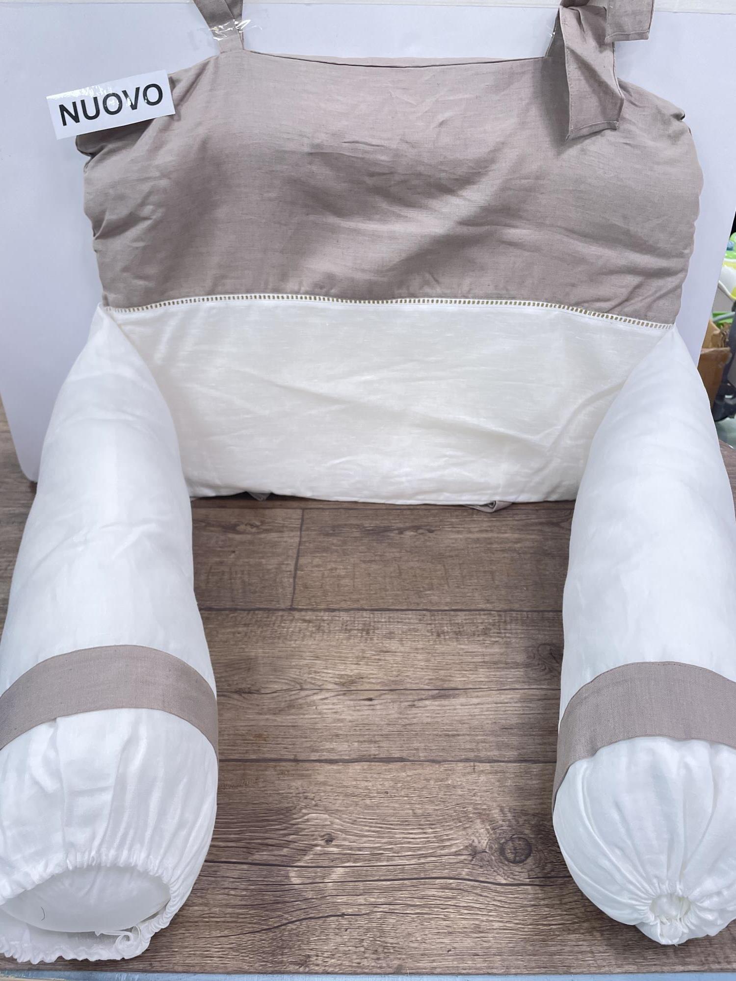 nuovo - bel paracolpi per lettini sbarre imbottito unisex