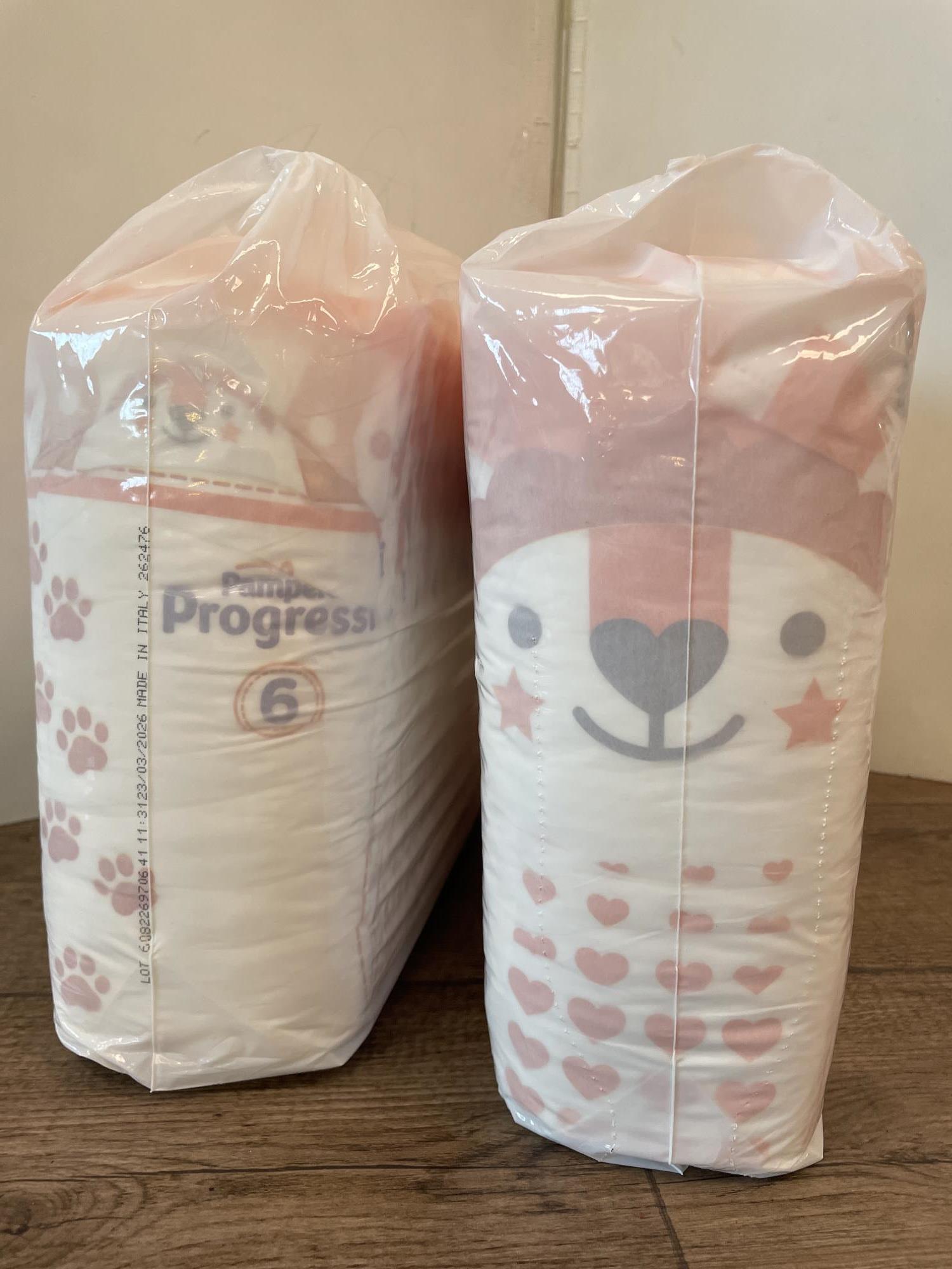 pacco pannolini nuovi pampers mutandino tg xl + 15 kg