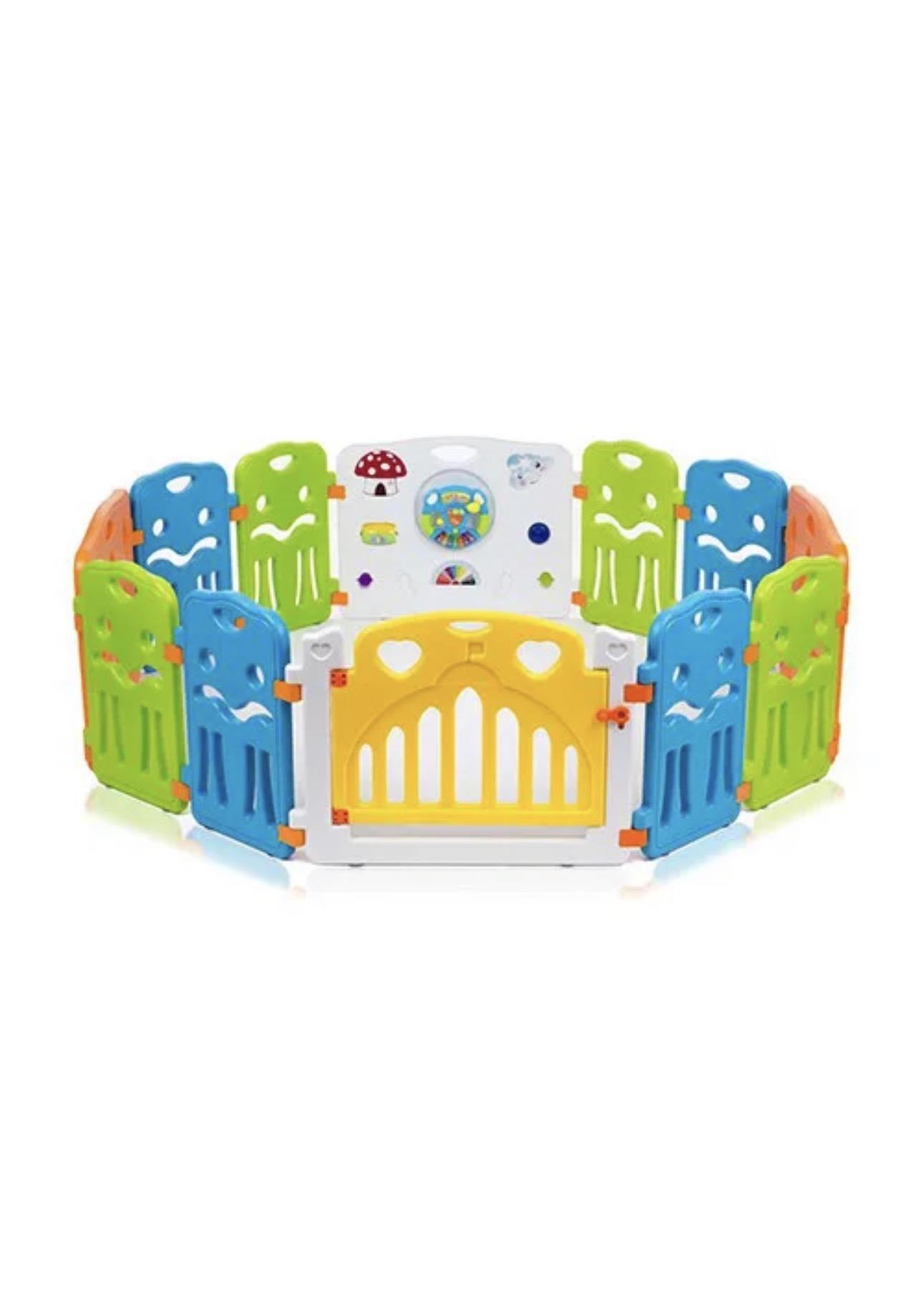 recinto bimbi box componibile ( 7 pannelli piccoli e 3 grandi)