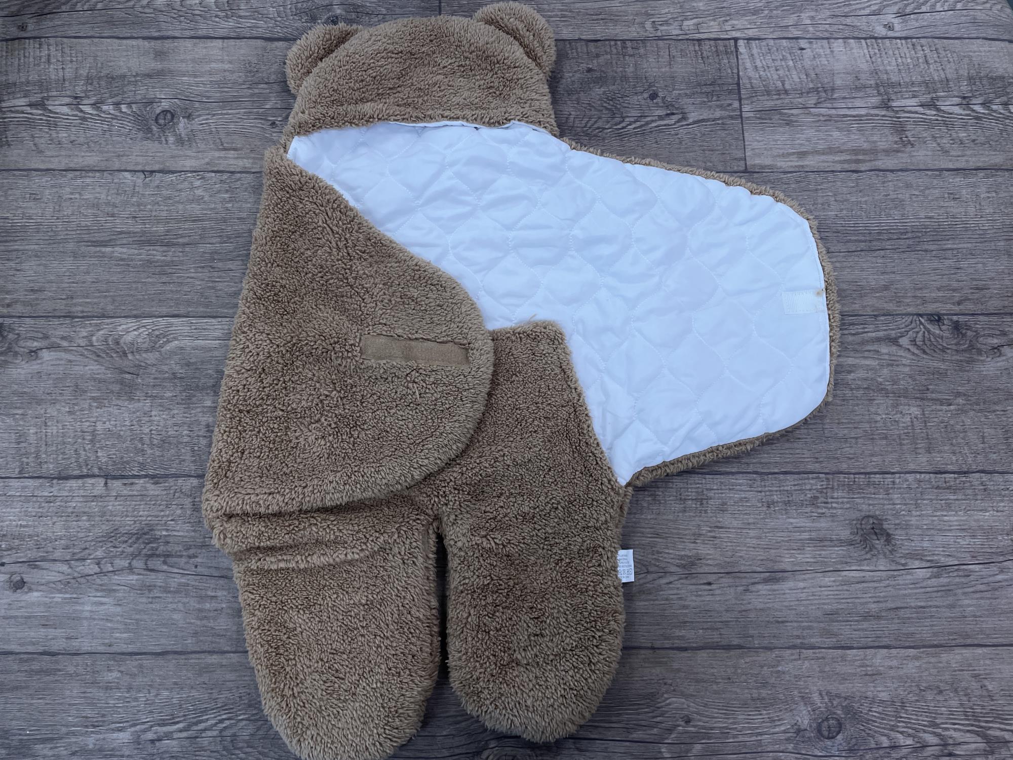 sacco copertina teddy ideale per ovetto e carrozzina 0-6 mesi unisex
