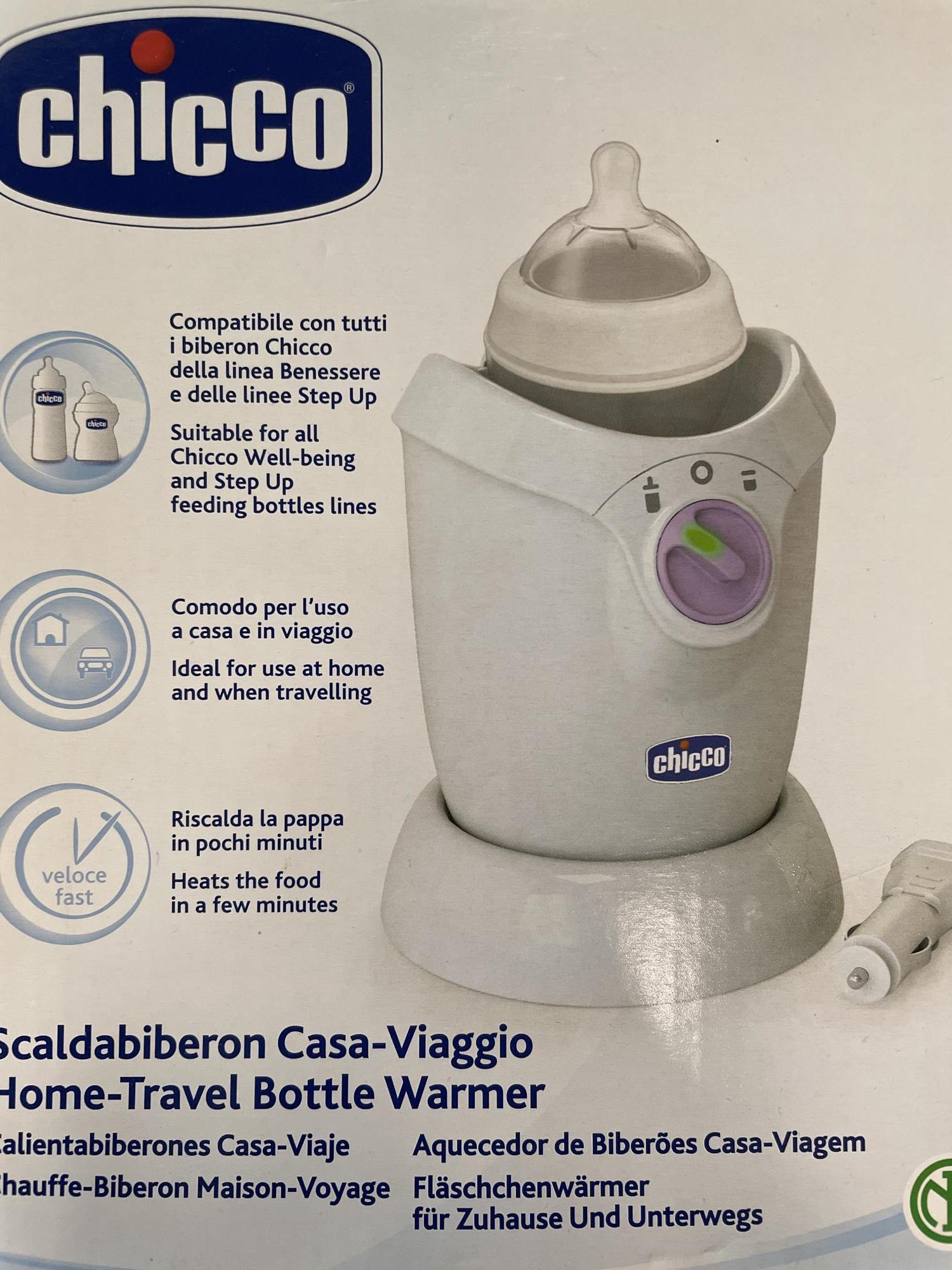 scaldabiberon casa e auto chicco