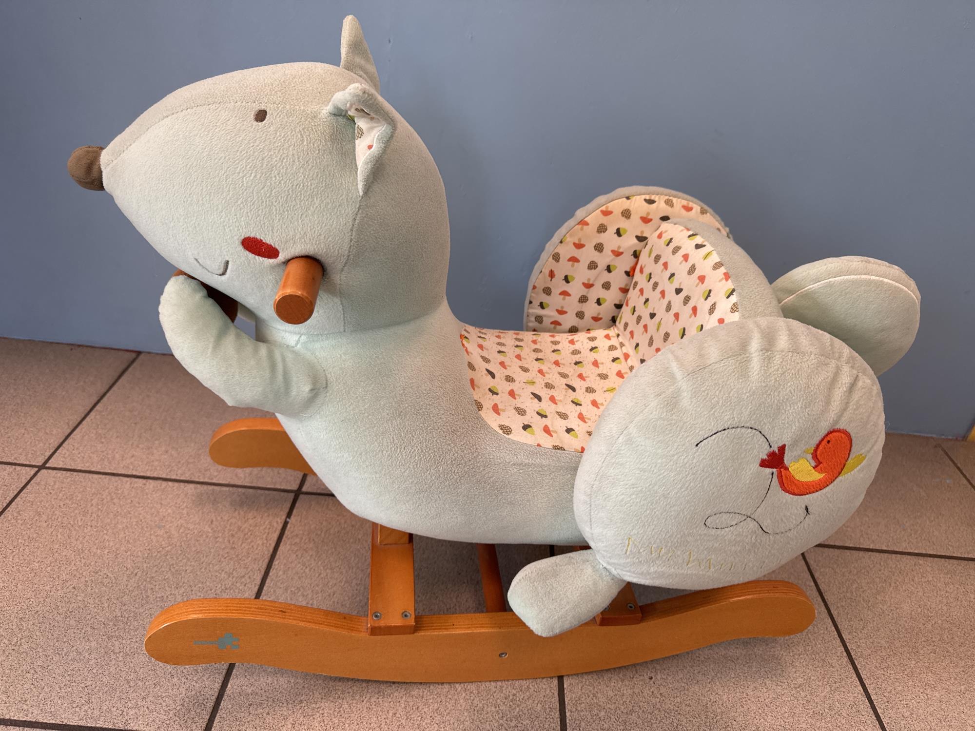 scoiattolo cavalcabile dondolino