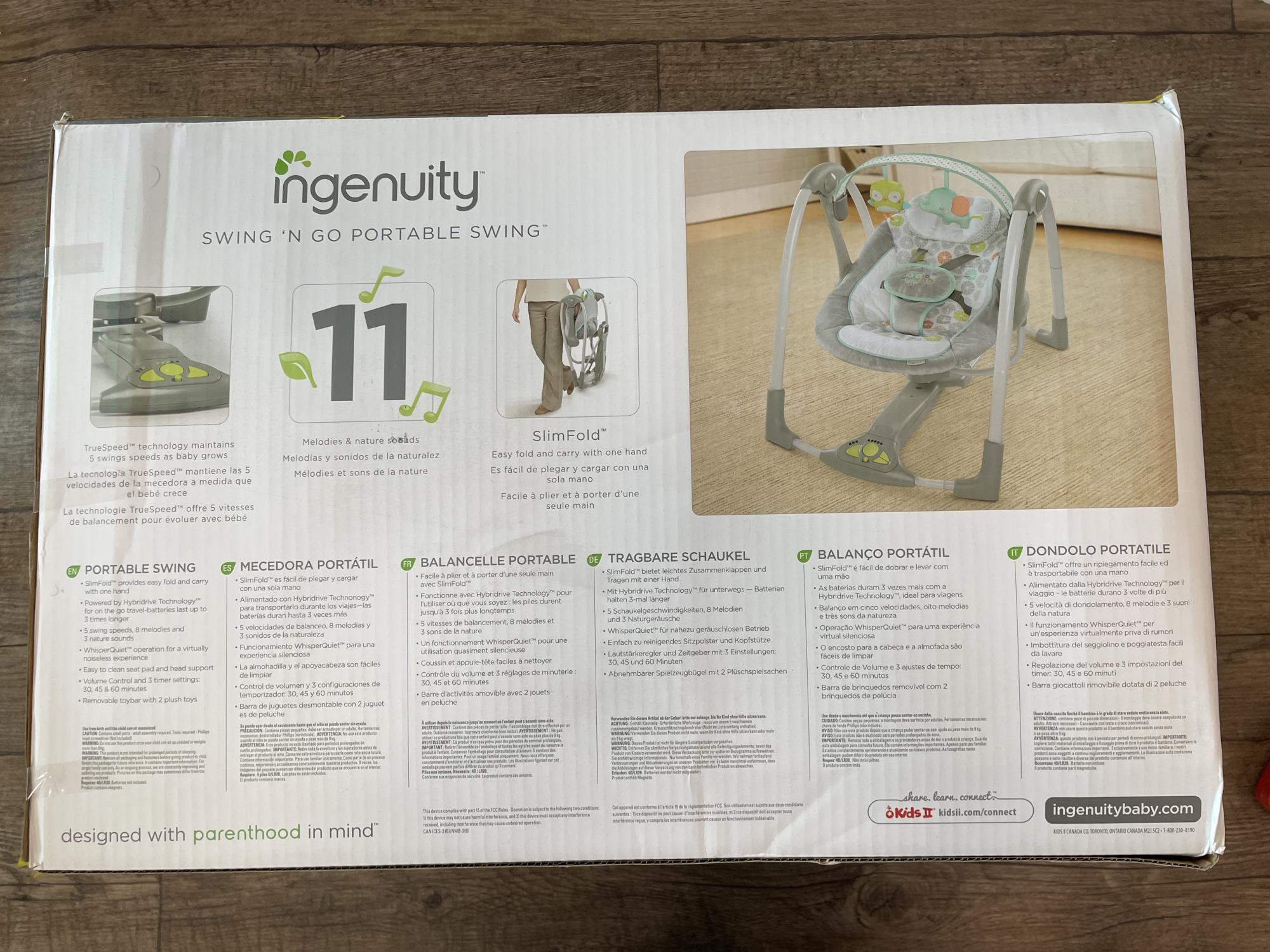 sdraietta altalena dondolo ingenuity musicale