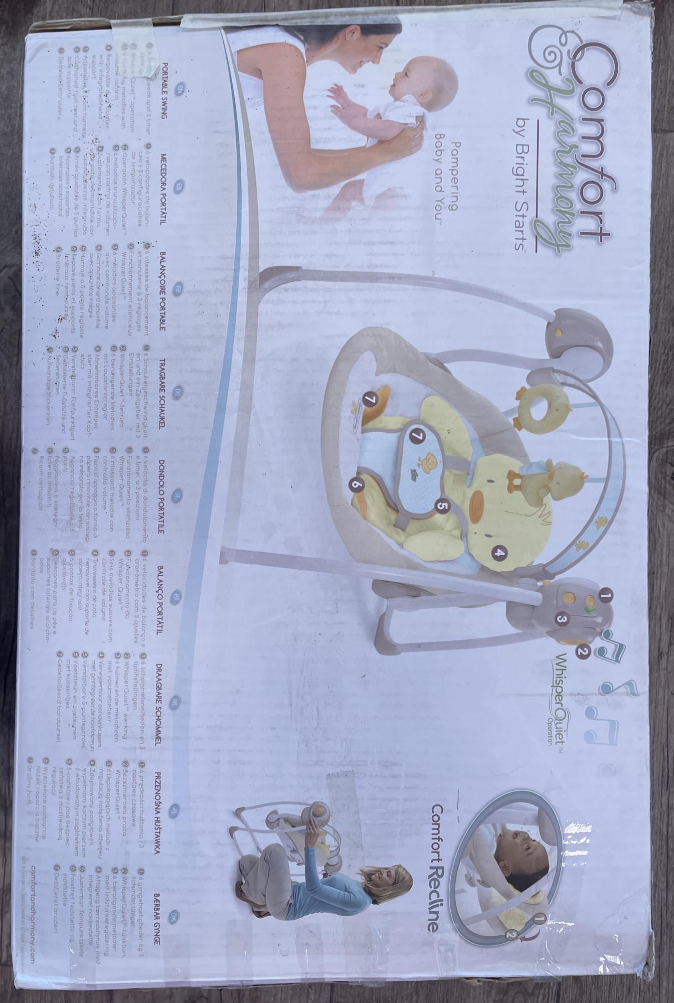 sdraietta dondolo musicale ingenuity pulcino