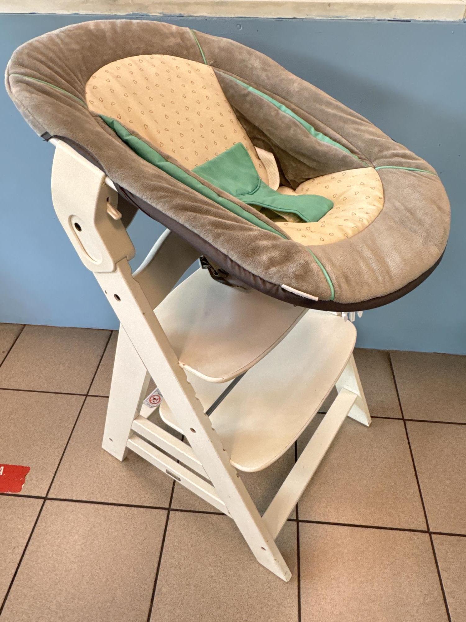 seggiolone evolutivo hauck + sdraietta + cinture