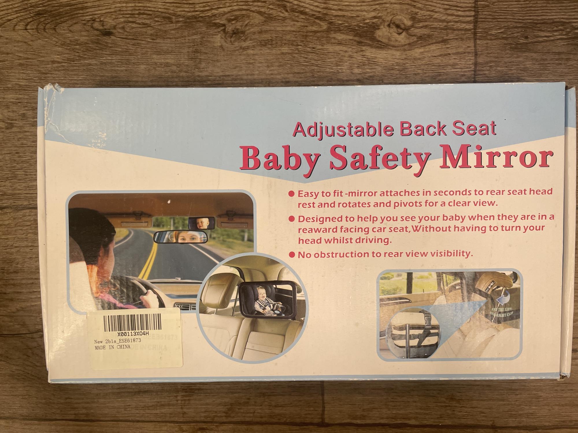 specchietto per vedere il bambino nel seggiolino auto