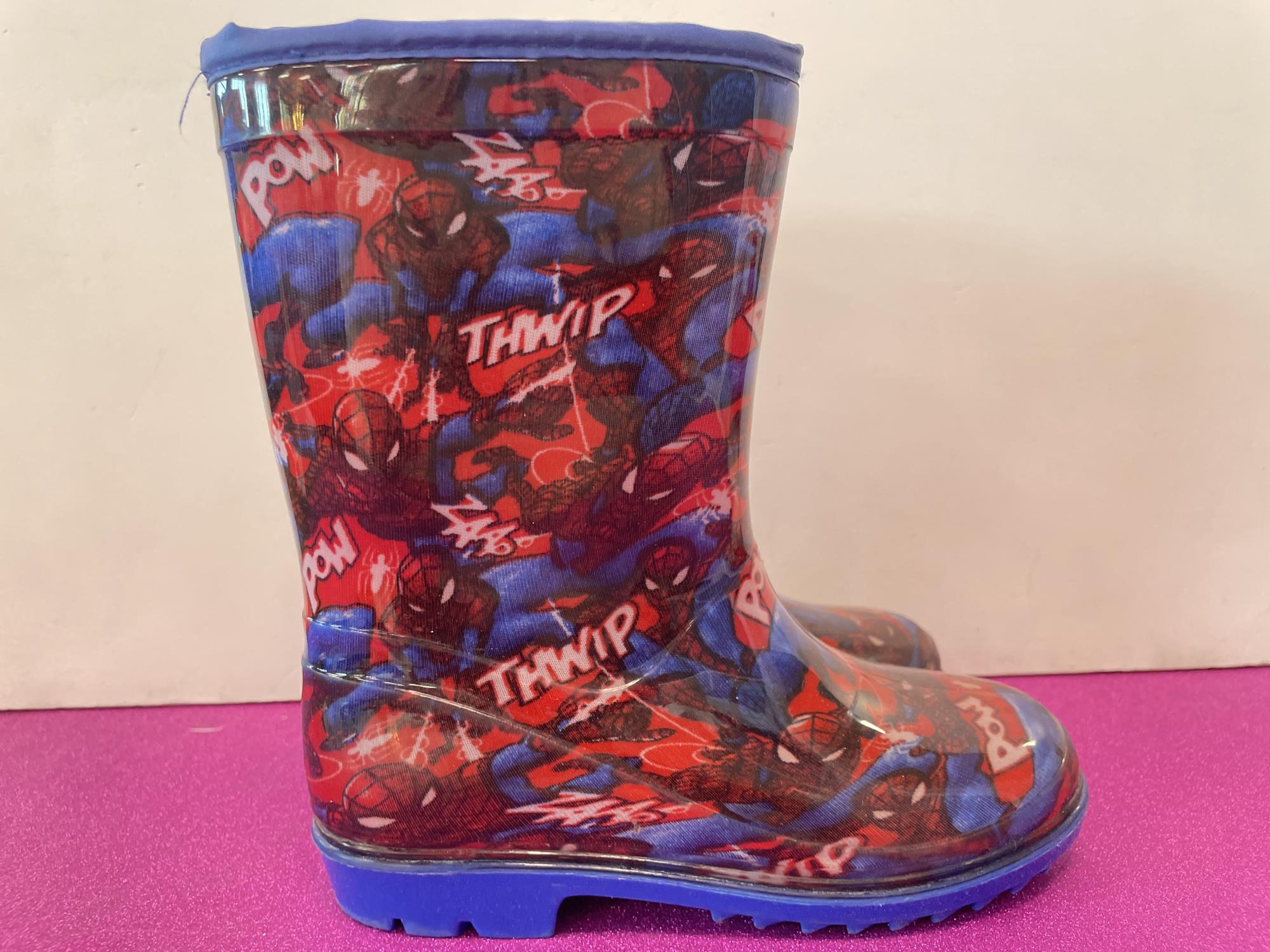 stivali pioggia n 28 spiderman bimbo