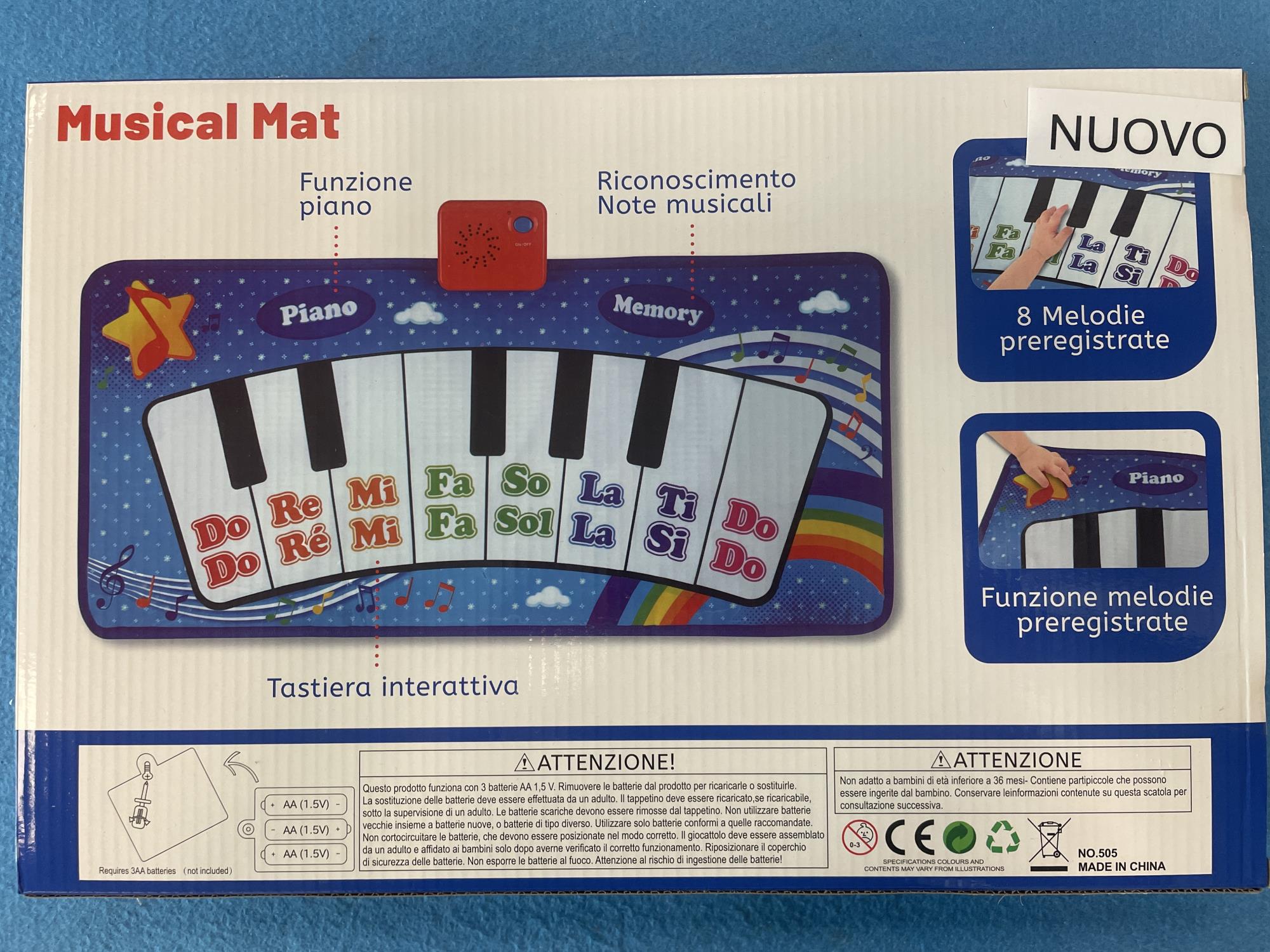 tappeto musicale gioco nuovo idea regalo