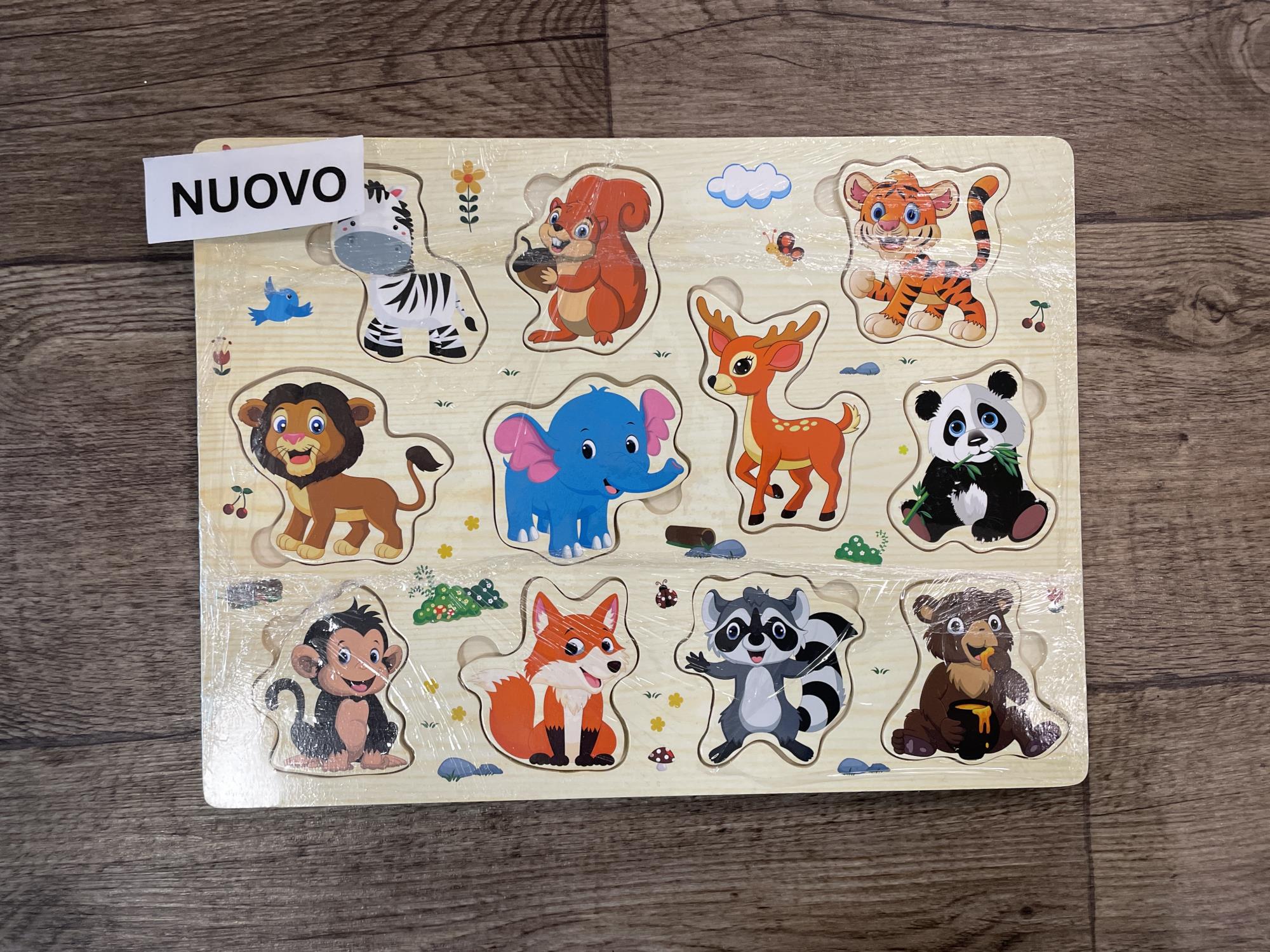 tre giochi legno incastri