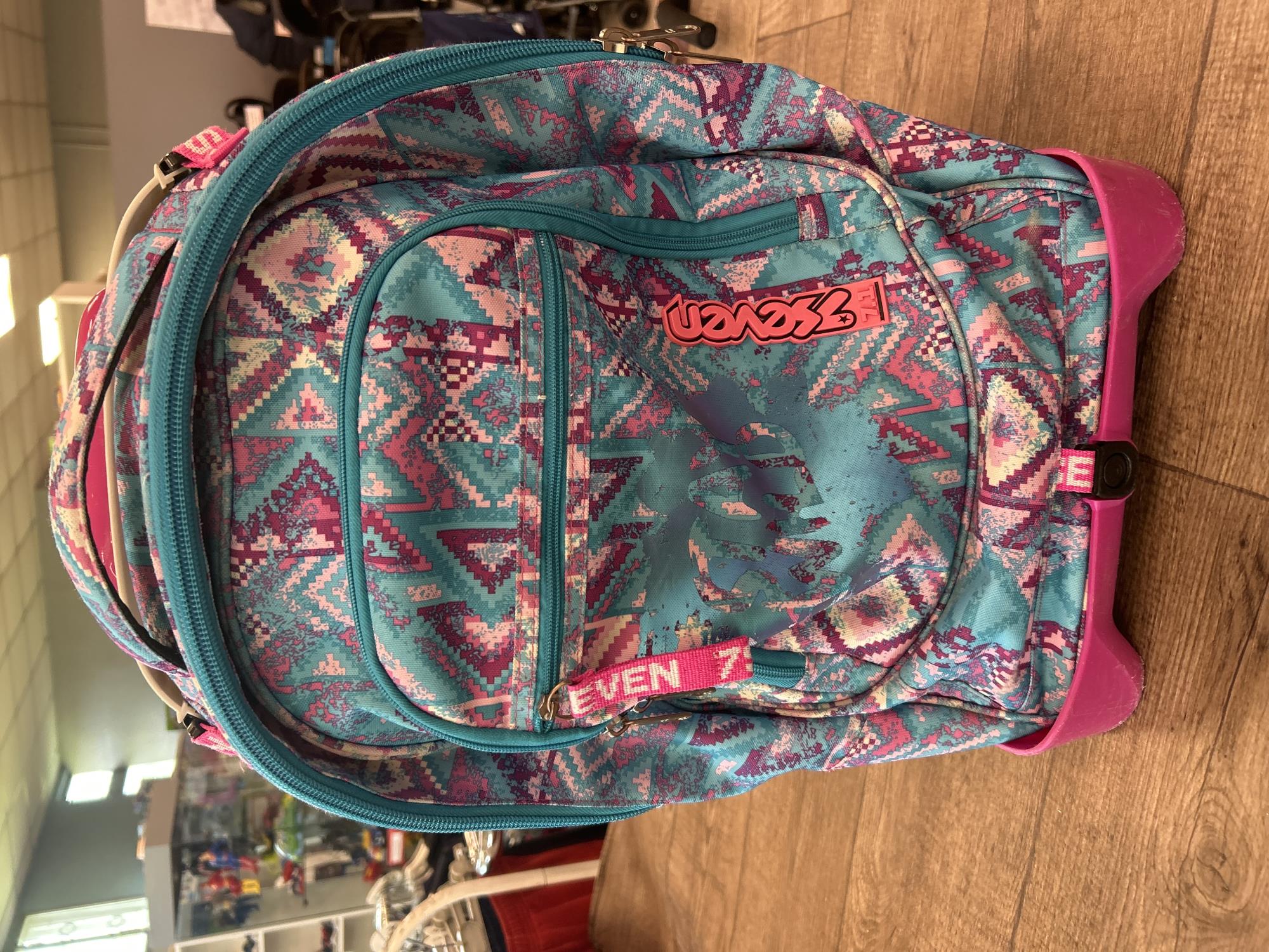 zaino cartella scuola seven trolley
