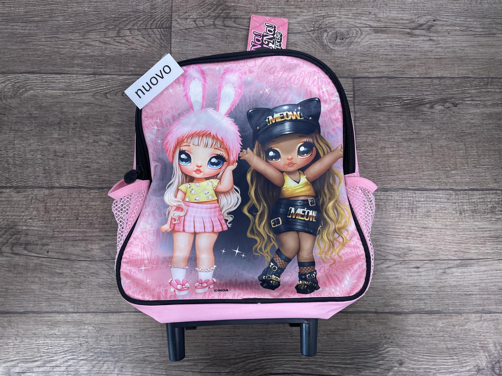 zaino nuovo trolley asilo bimba na na na